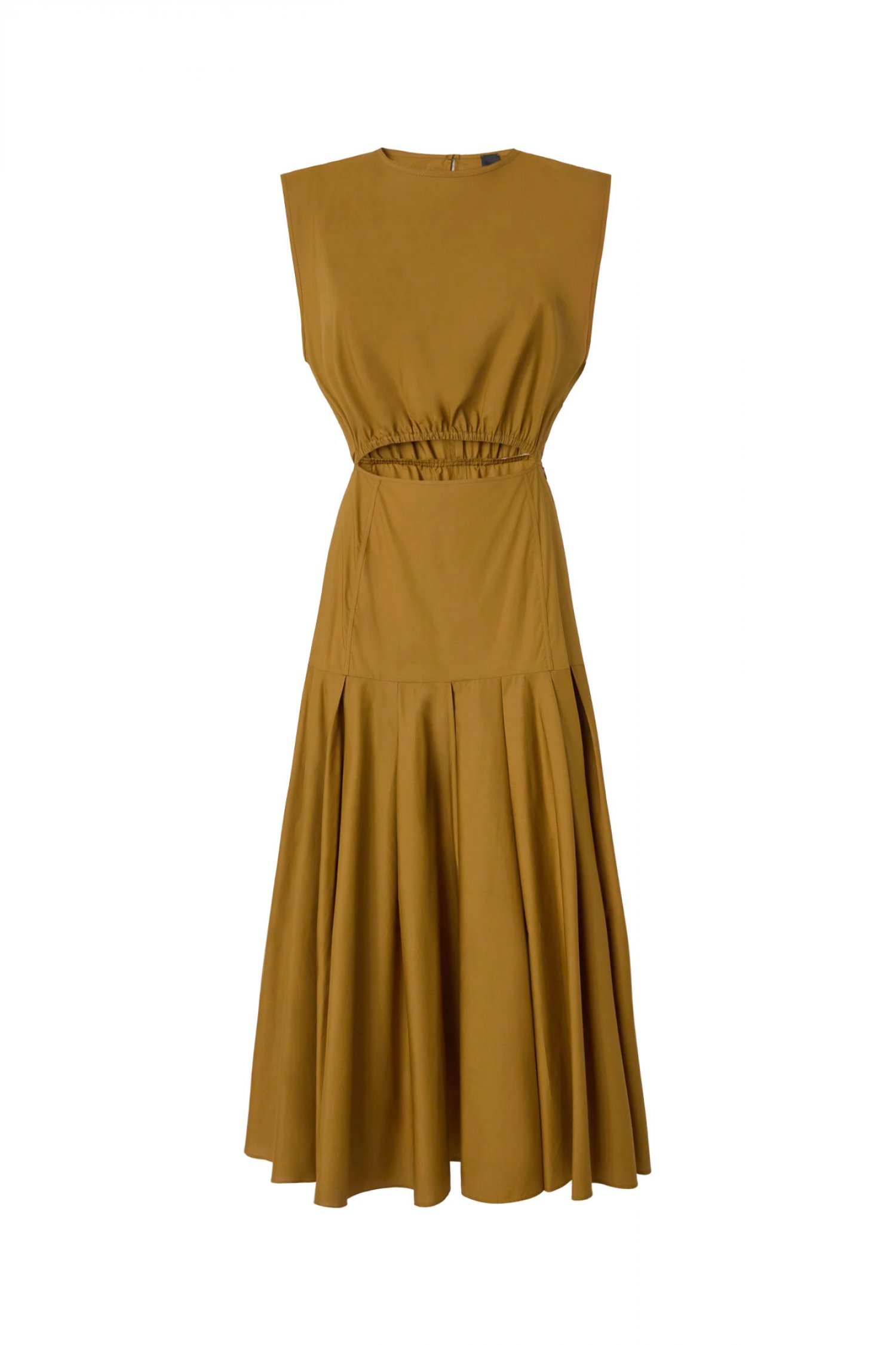 PINKO ΦΟΡΕΜΑ SUZZARA DRESS ΚΙΤΡΙΝΟ ΧΑΚΙ