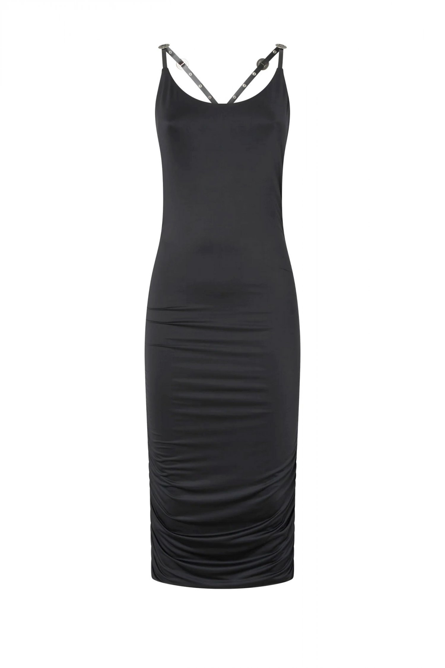 PINKO PINKO ΦΟΡΕΜΑ CASSINO DRESS ΜΑΥΡΟ