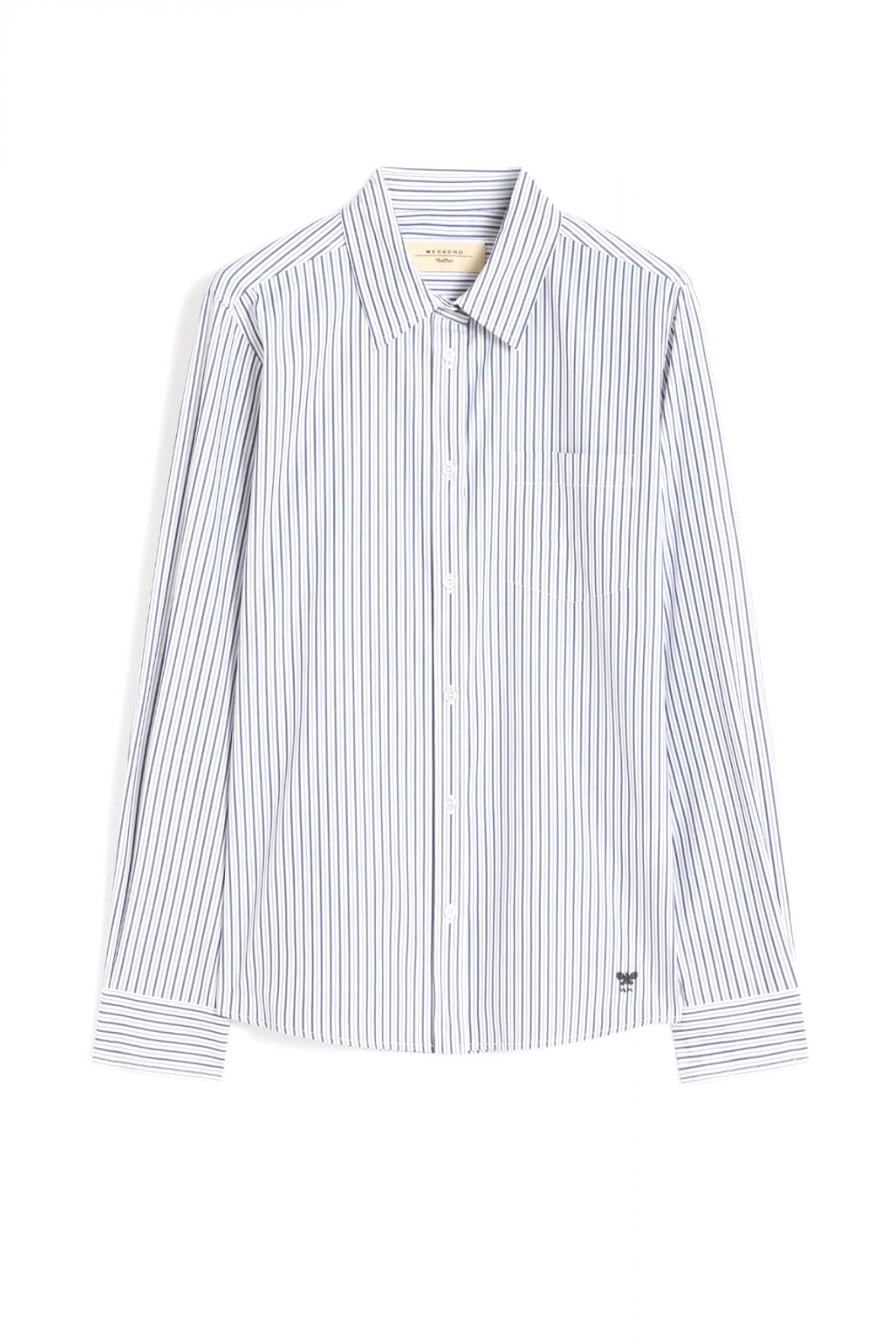 MaxMara WEEKEND MAX MARA WEEKEND ΠΟΥΚΑΜΙΣΟ WKDBAHAMAS ΡΙΓΕ ΤΣΕΠΗ ΛΕΥΚΟ-ΜΠΛΕ