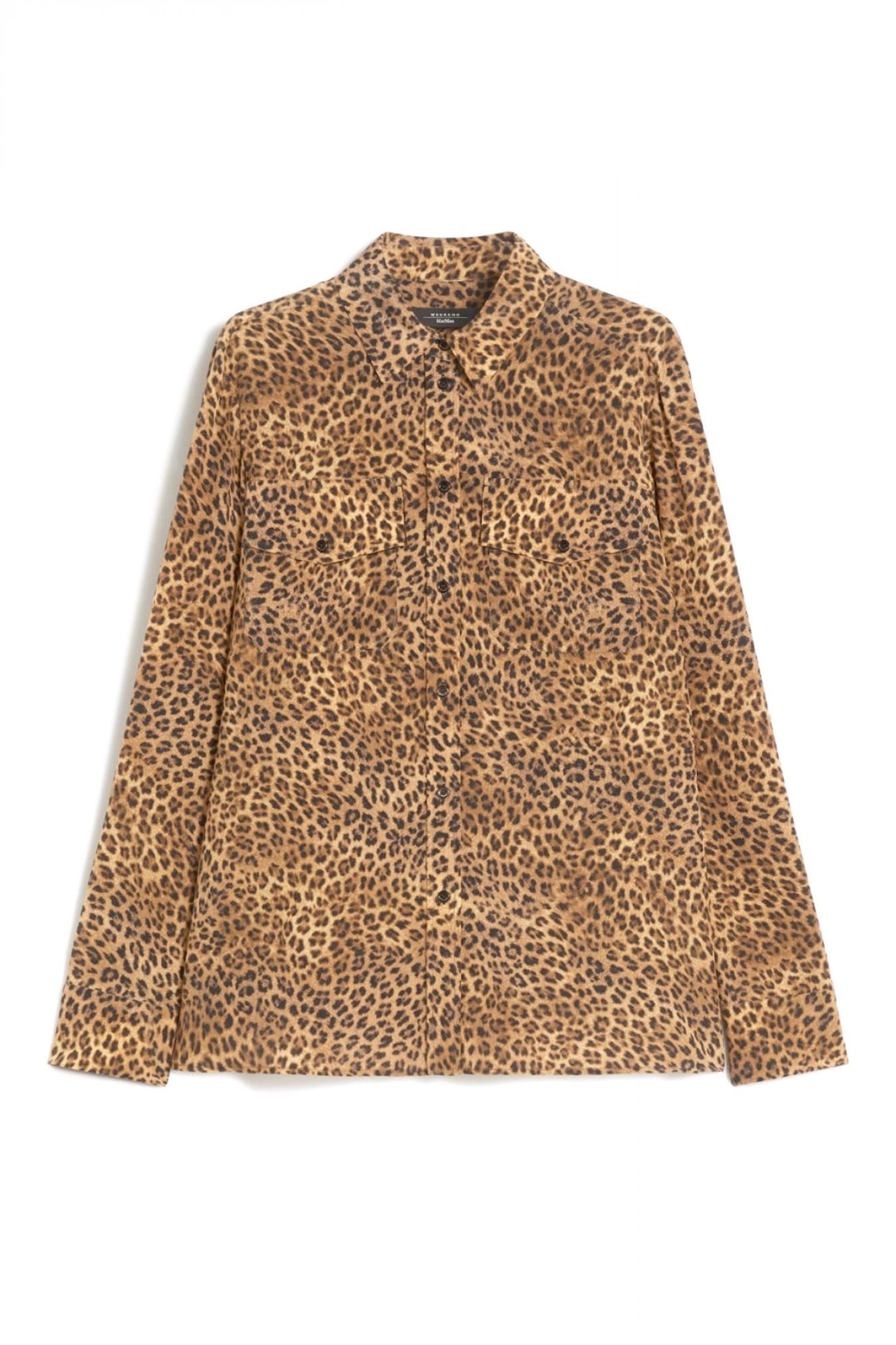 MaxMara WEEKEND MAX MARA WEEKEND ΠΟΥΚΑΜΙΣΟ WKDLEMMA LEOPARD PRINT ΜΠΕΖ-ΚΑΦΕ