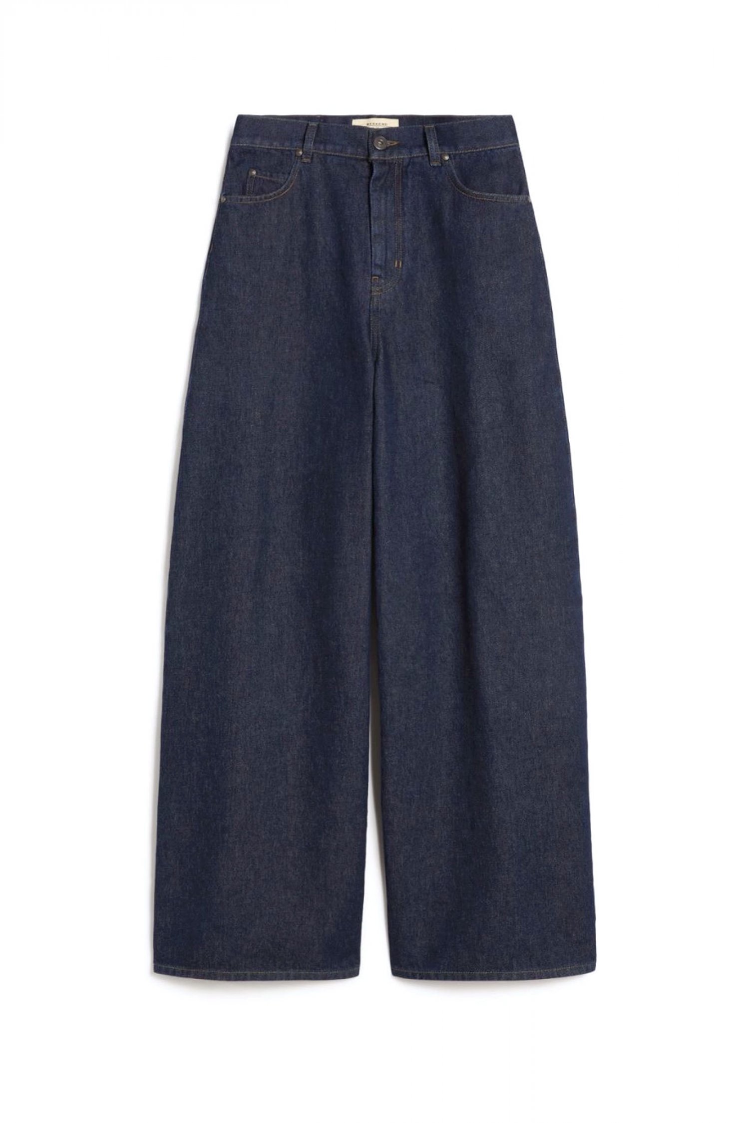 MaxMara WEEKEND MAX MARA WEEKEND ΠΑΝΤΕΛΟΝΙ JEANS WKDTABELLA EXTRA WIDE LEG FIT ΣΚΟΥΡΟ ΜΠΛΕ