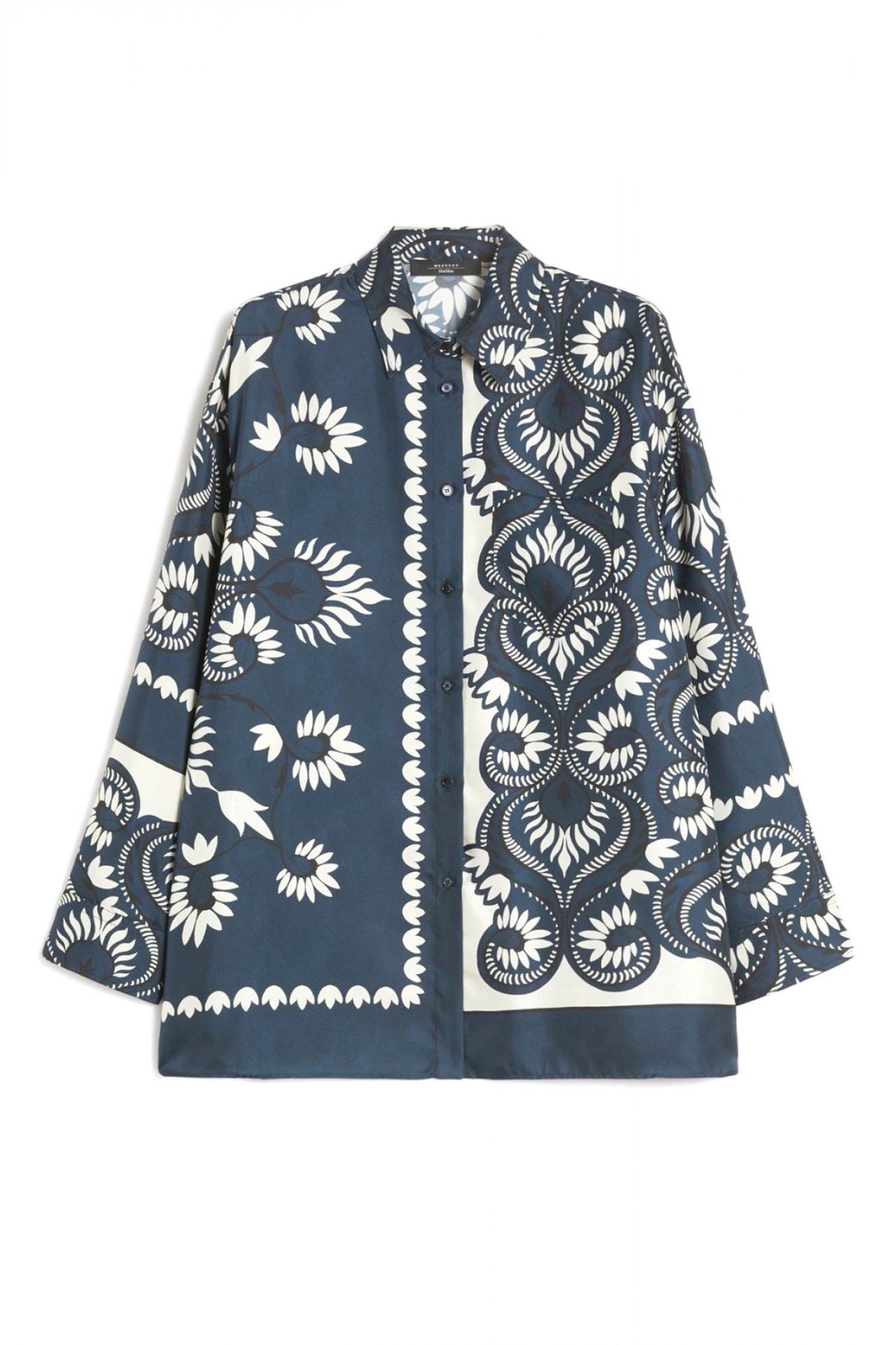 MaxMara WEEKEND MAX MARA WEEKEND ΠΟΥΚΑΜΙΣΟ WKDLASTRA FLORAL ΜΠΛΕ