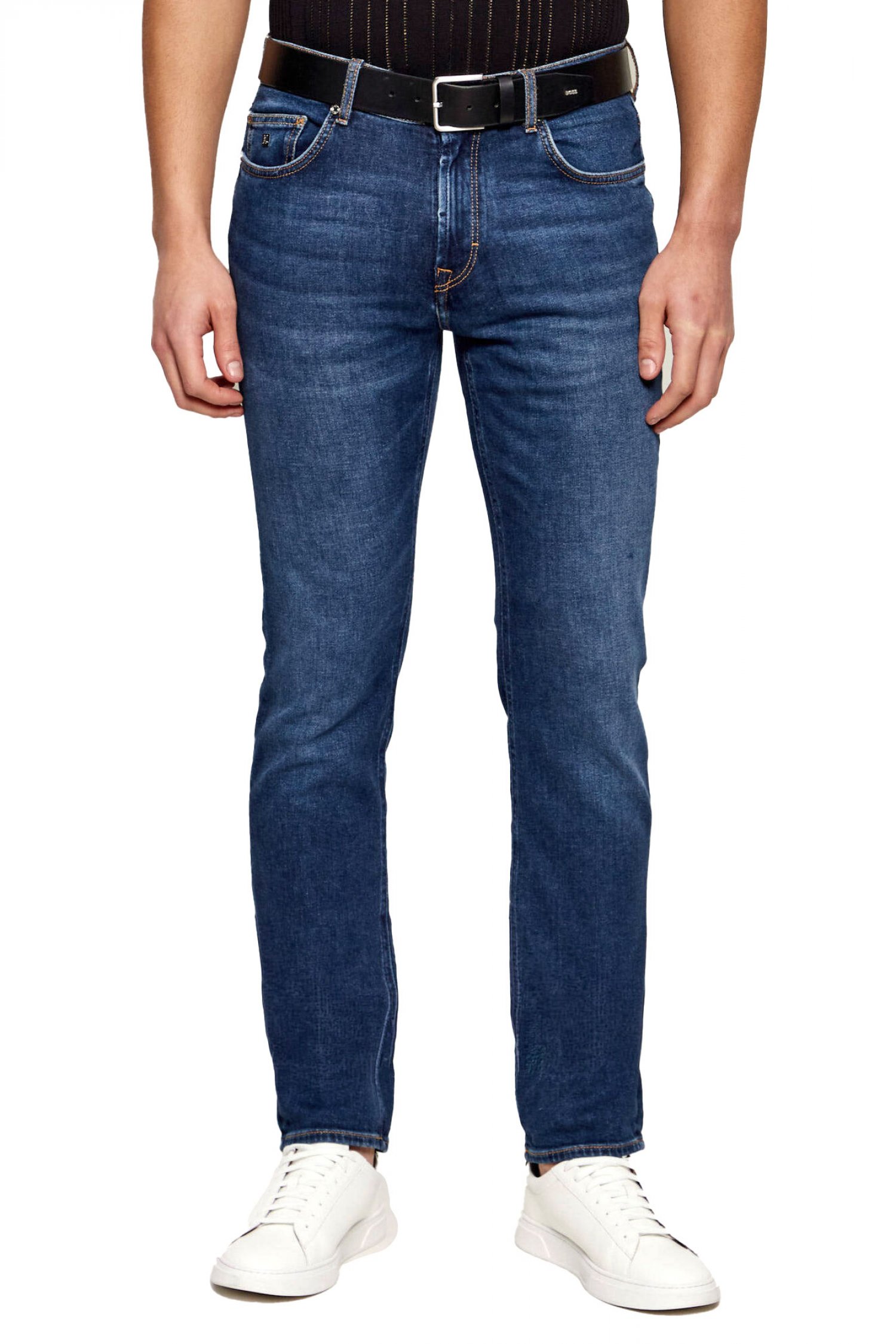 KARL LAGERFELD ΠΑΝΤΕΛΟΝΙ JEANS REGULAR FIT LUXE AUTHENTIC DENIM ΜΠΛΕ
