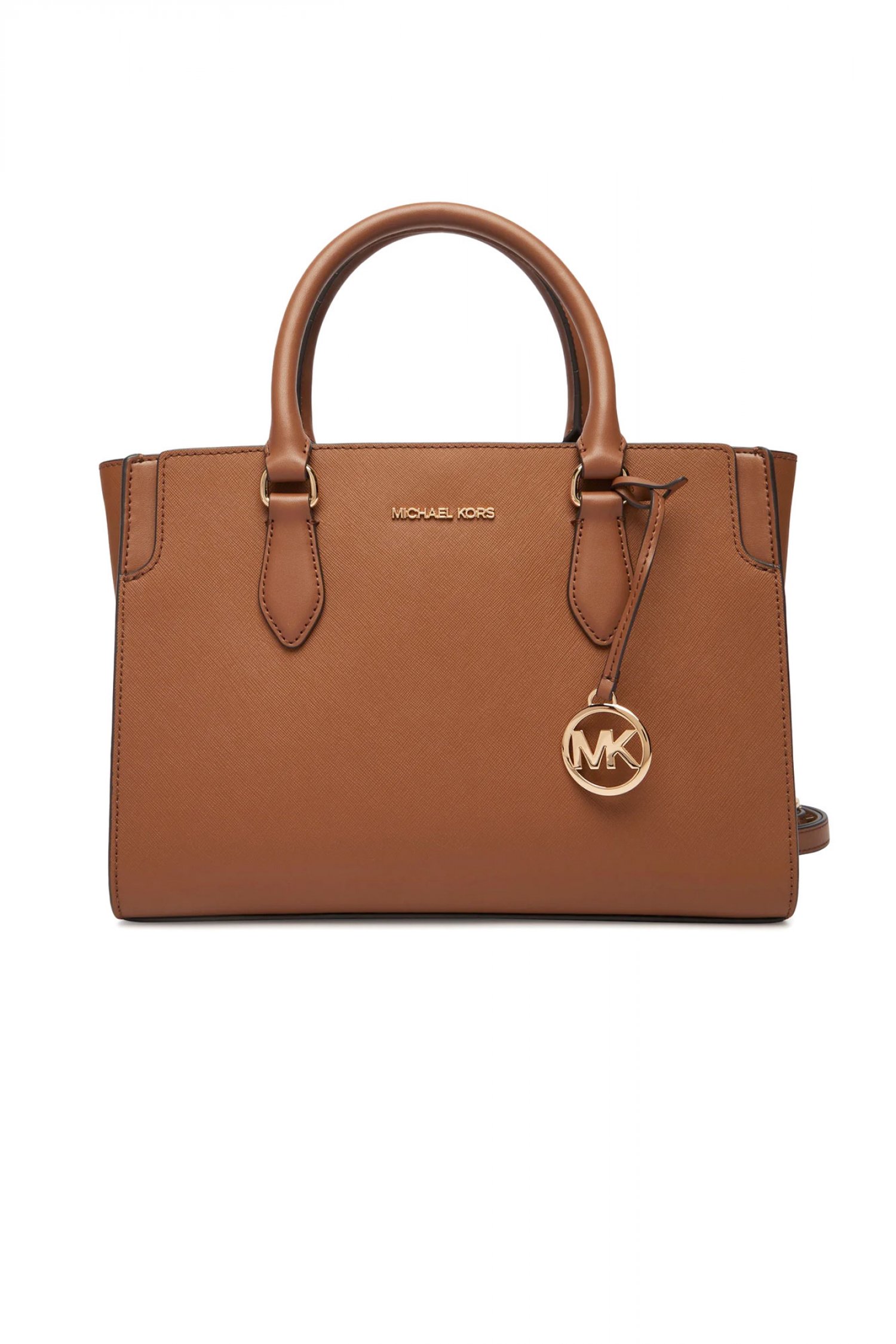 Michael Kors MICHAEL KORS ΤΣΑΝΤΑ CROSSBODY/XEIΡΟΣ BECCA ΜΕΤΑΛΛΙΚΟ LOGO ΤΑΜΠΑ