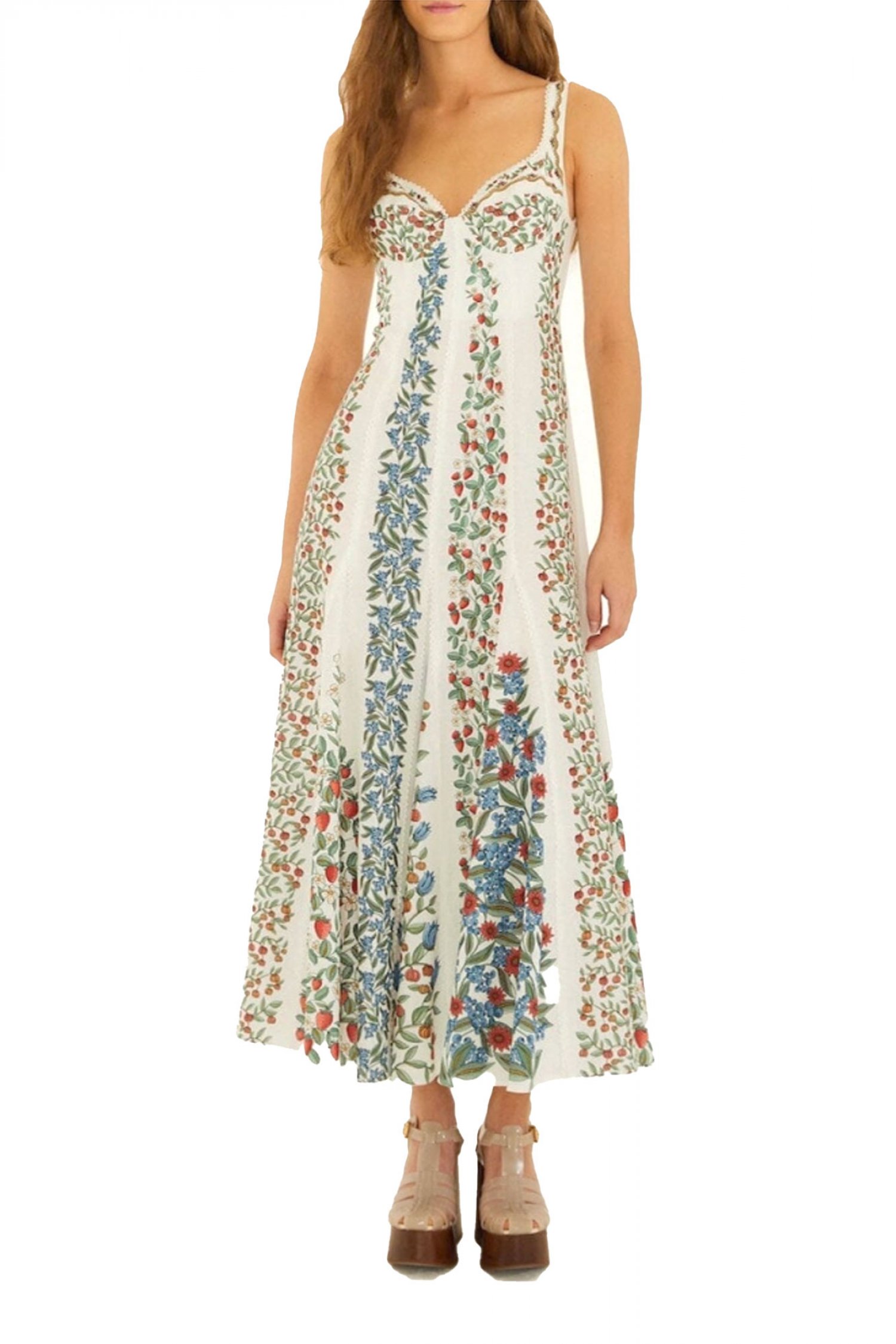 FARM RIO FARM RIO ΦΟΡΕΜΑ MAXI FRUIT BEAUTY ΛΕΥΚΟ