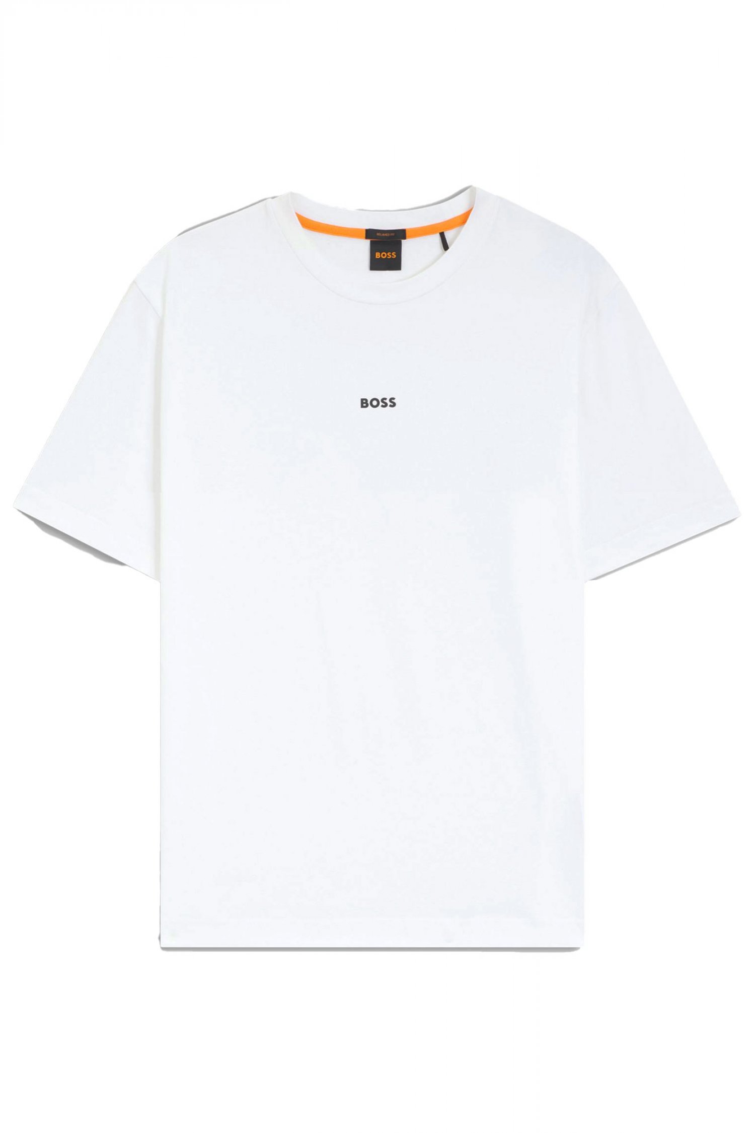 BOSS CASUAL T-SHIRT TCHUP ΛΕΥΚΟ