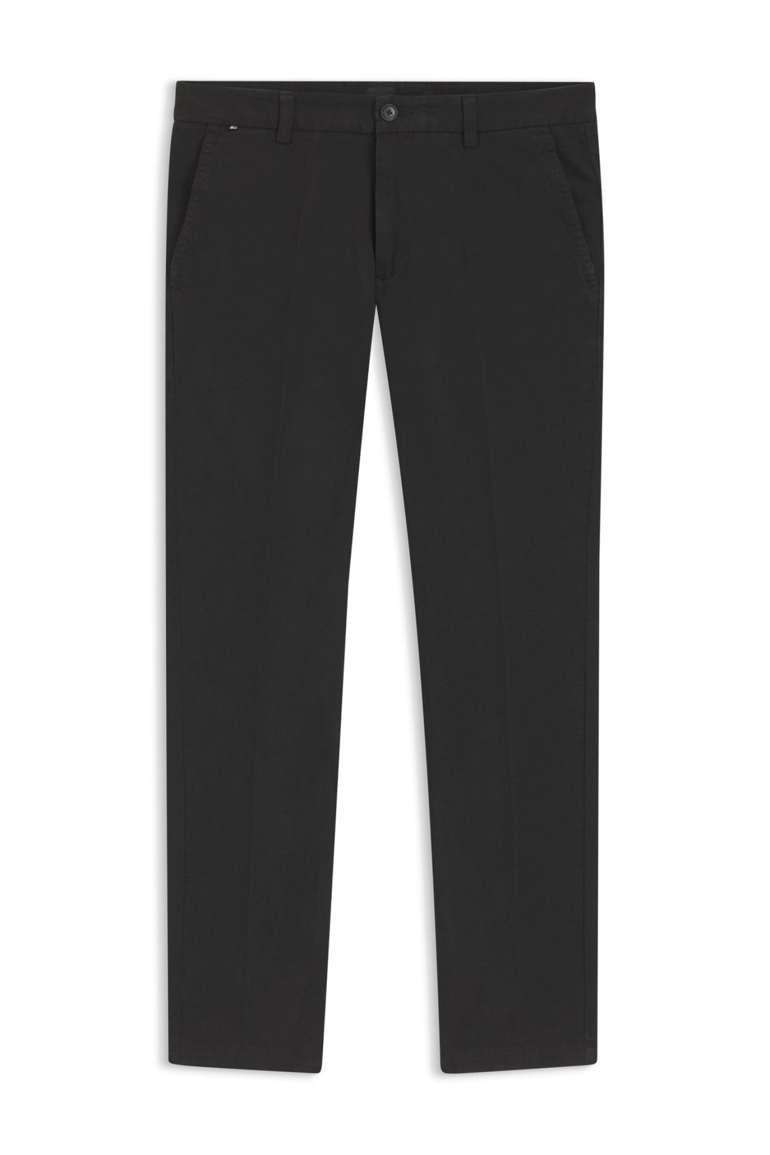 BOSS ΠΑΝΤΕΛΟΝΙ CHINO SLIM FIT HIGH MOTION H-KAITON1 ΜΑΥΡΟ