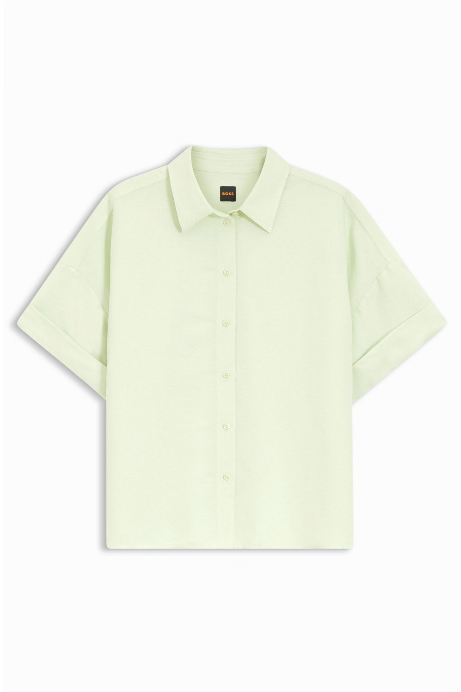 Boss BOSS CASUAL ΠΟΥΚΑΜΙΣΟ ΛΙΝΟ C_BISENAS ΛΑΧΑΝΙ