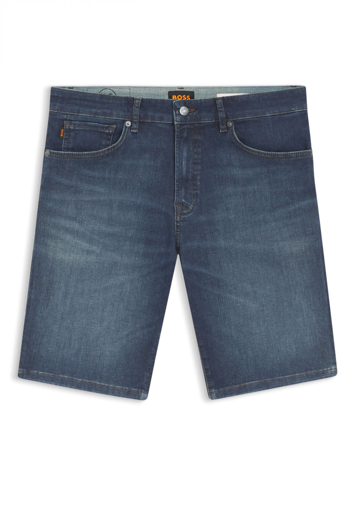 BOSS CASUAL ΒΕΡΜΟΥΔΑ JEANS REGULAR RE MAINE SHORTS BO ΜΠΛΕ