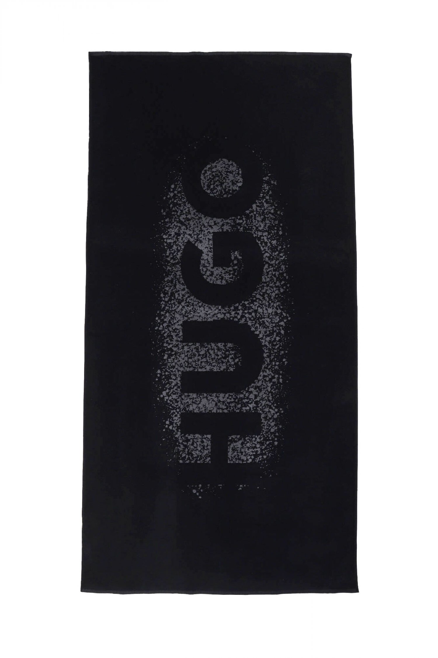 HUGO HUGO ΠΕΤΣΕΤΑ ΘΑΛΑΣΣΗΣ SPRAY LOGO_TOWEL ΜΑΥΡΟ