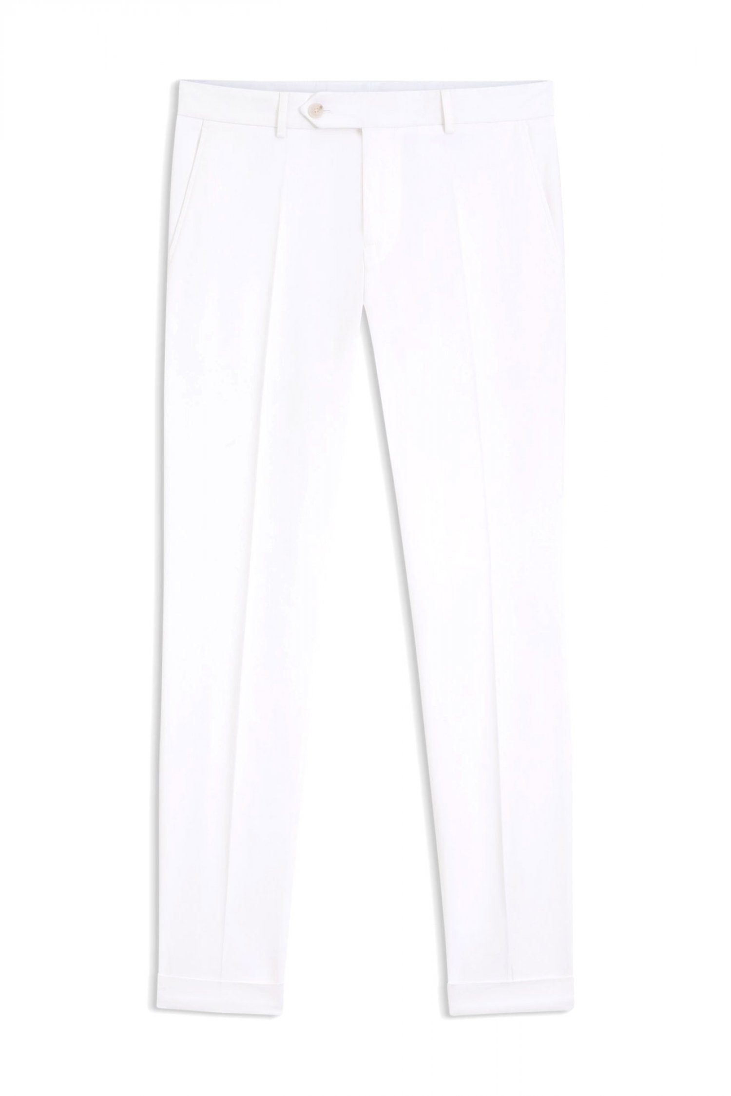 BOSS ΠΑΝΤΕΛΟΝΙ CHINO SLIM FIT H-GENIUS-TU-WG-262F ΛΕΥΚΟ