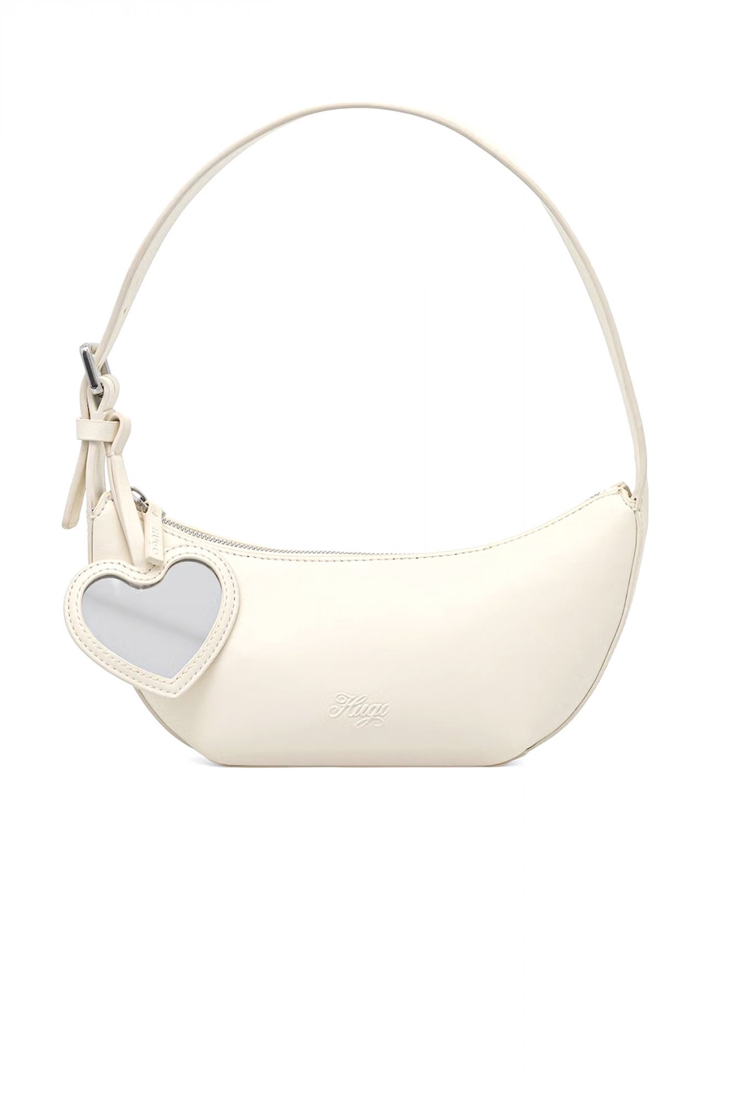 Hugo Blue HUGO BLUE ΤΣΑΝΤΑ ΩΜΟΥ TWILA_SHOULDER BAG LOGO ΕΚΡΟΥ