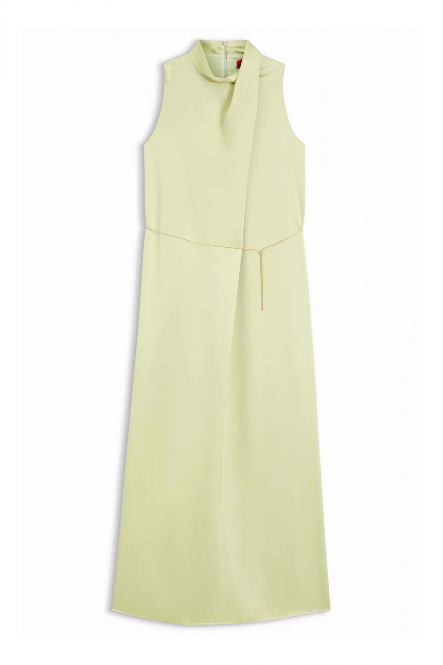 HUGO HUGO ΦΟΡΕΜΑ KEWINA-1 MAXI ΜΕ ΟΨΗ ΣΑΤΕΝ ΑΠΟΣΠΩΜΕΝΗ ΑΛΥΣΙΔΑ ΦΥΤΡΙ