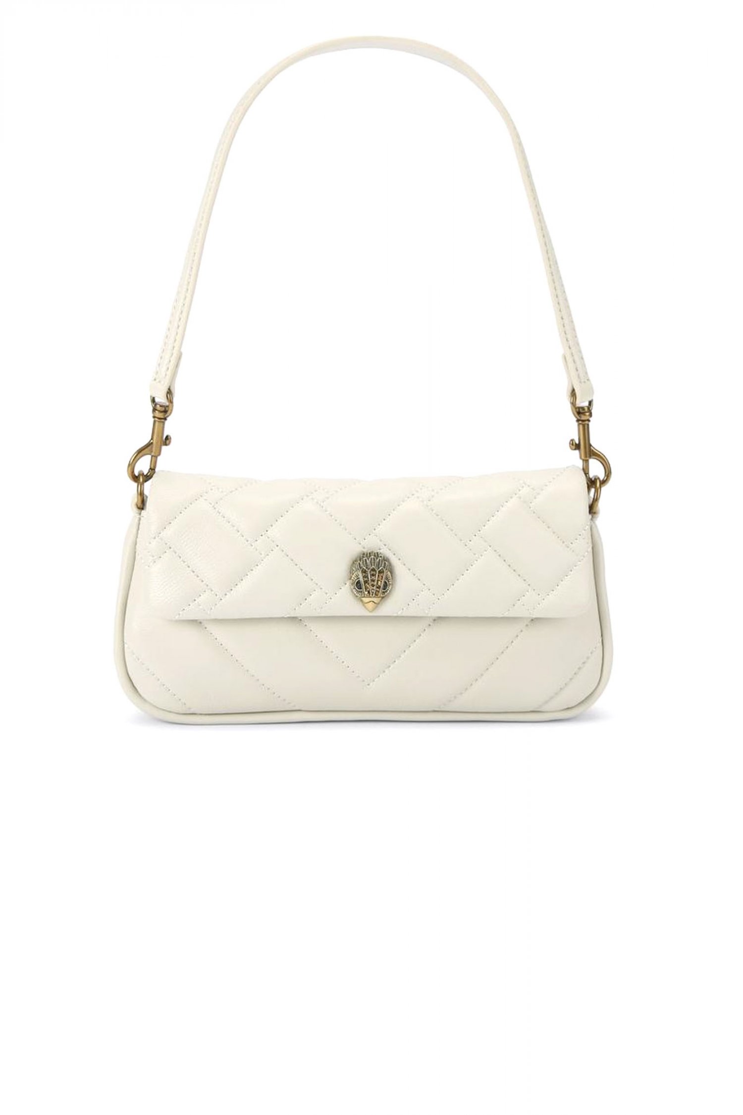 KURT GEIGER ΤΣΑΝΤΑΚΙ CROSSBODY/ΩΜΟΥ PICKLE SHOULDER BAG KAΠΙΤΟΝΕ LOGO MΠΕΖ