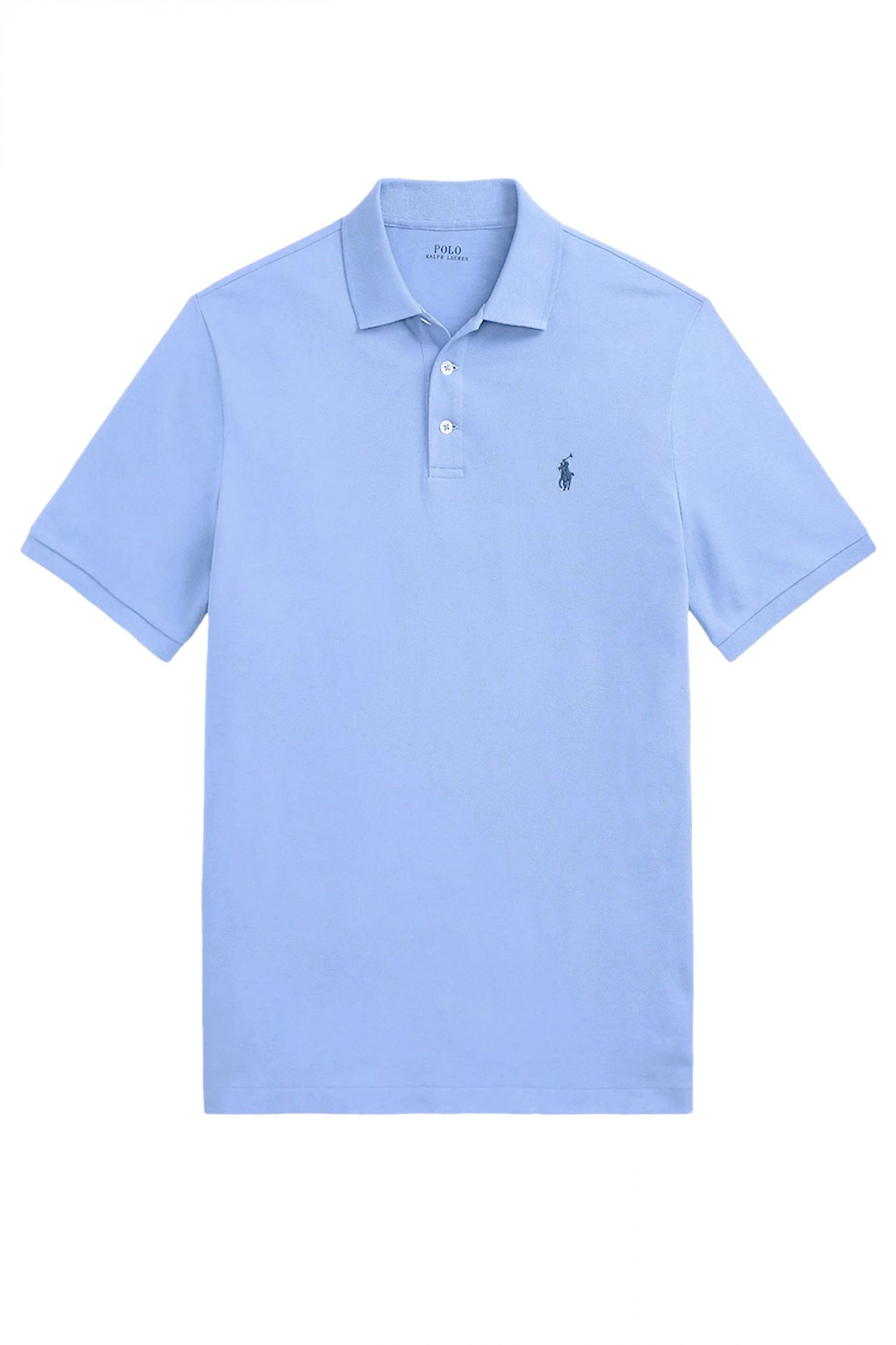 RALPH LAUREN POLO CUSTOM SLIM FIT LOGO ΣΙΕΛ