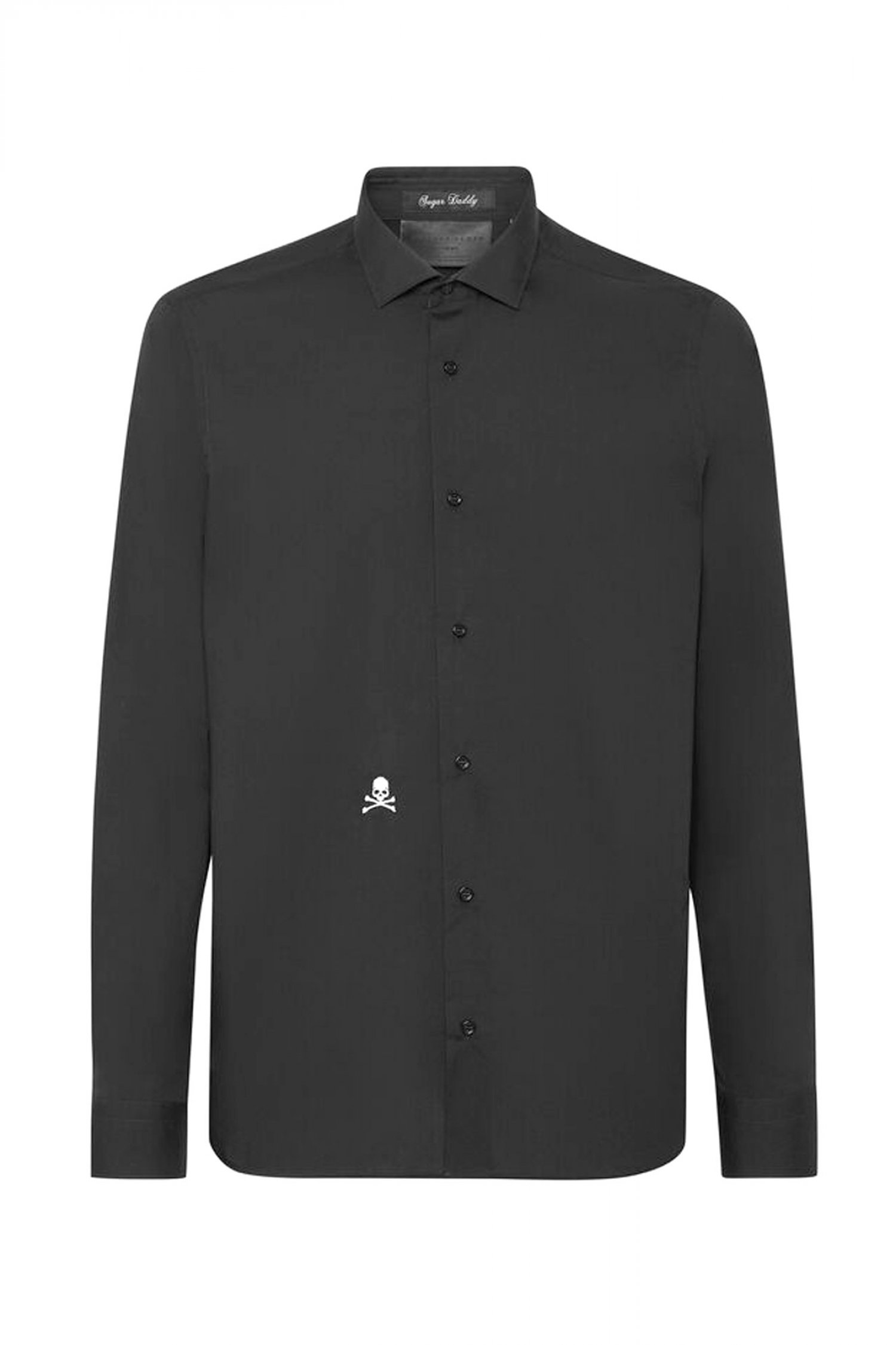 PHILLIP PLEIN ΠΟΥΚΑΜΙΣΟ SUGAR DADDY CUT LS ΜΑΥΡΟ