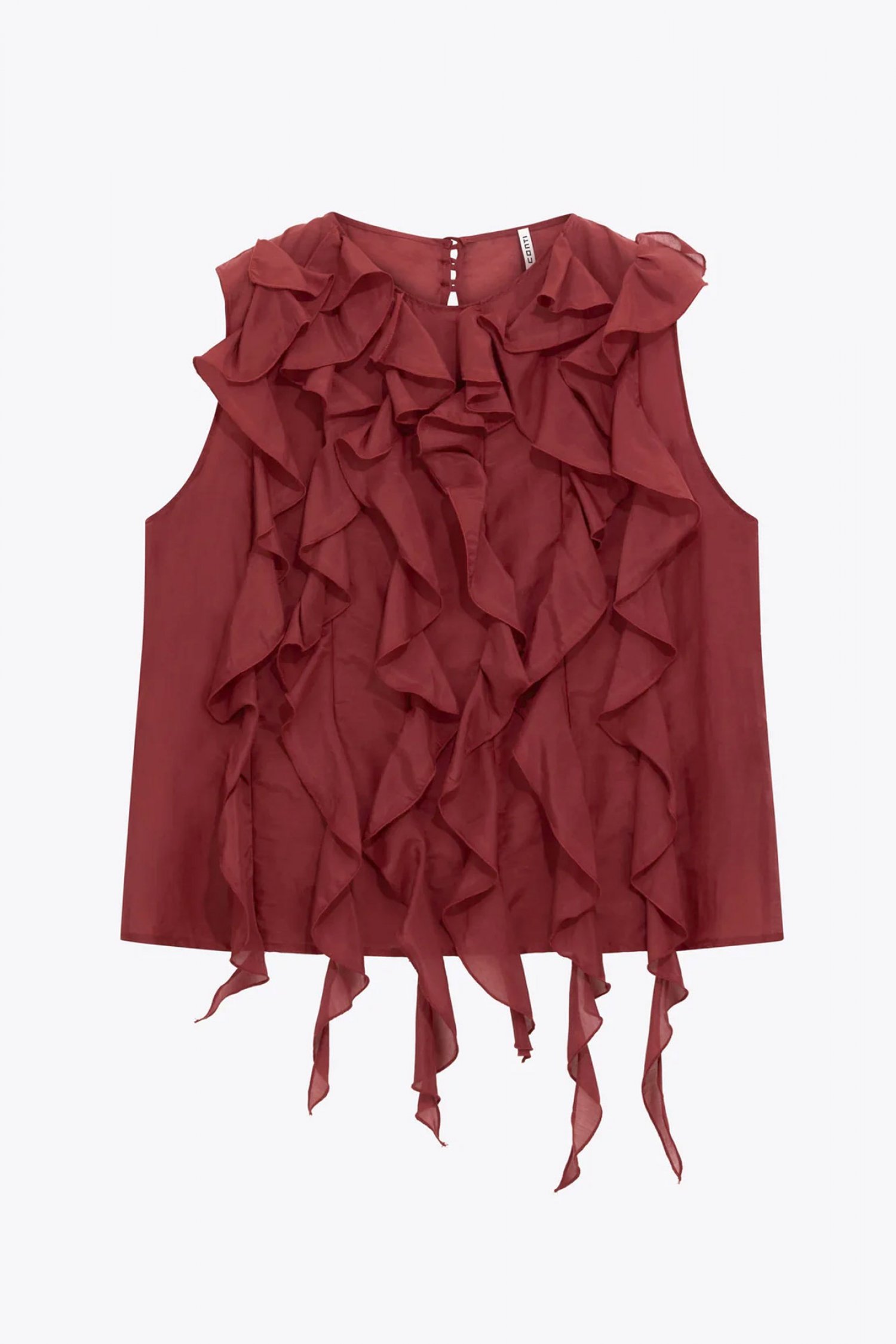 LIVIANA CONTI TOP C-THRU ΒΟΛΑΝ ΜΠΟΡΝΤΩ