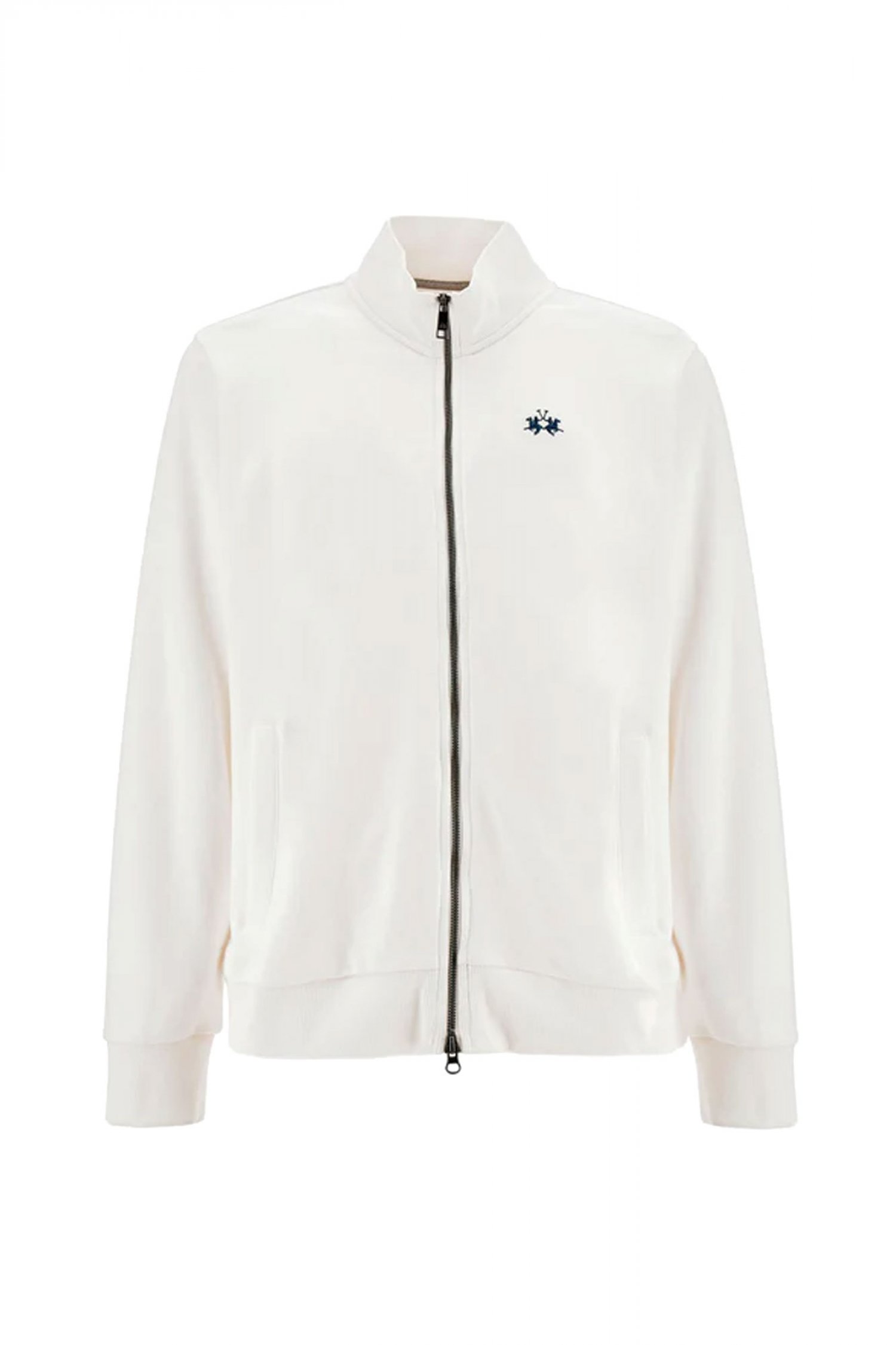 LA MARTINA ΦΟΥΤΕΡ FULLZIP LOGO ΛΕΥΚΟ