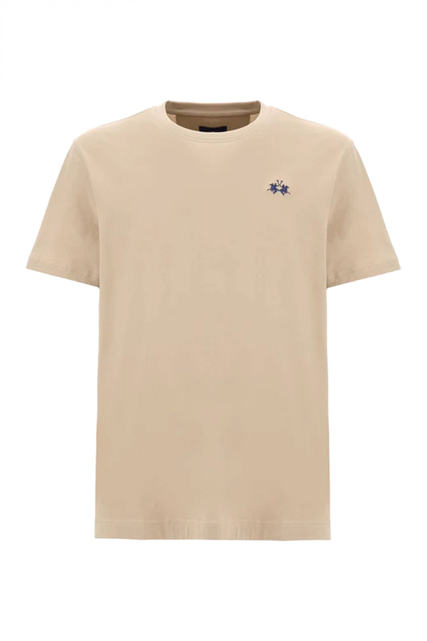 LA MARTINA T-SHIRT CREW NECK REGULAR FIT LOGO ΜΠΕΖ