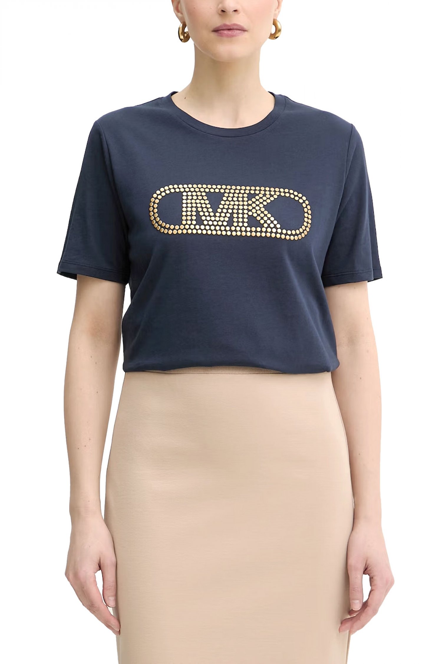 MICHAEL KORS T-SHIRT LOGO ΤΡΟΥΚΣ ΜΠΛΕ