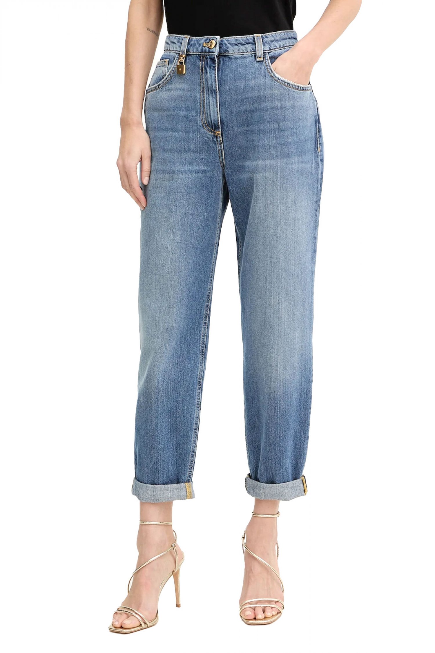 ELISABETTA FRANCHI ELISABETTA FRANCHI ΠΑΝΤΕΛΟΝΙ JEANS ΜΠΛΕ
