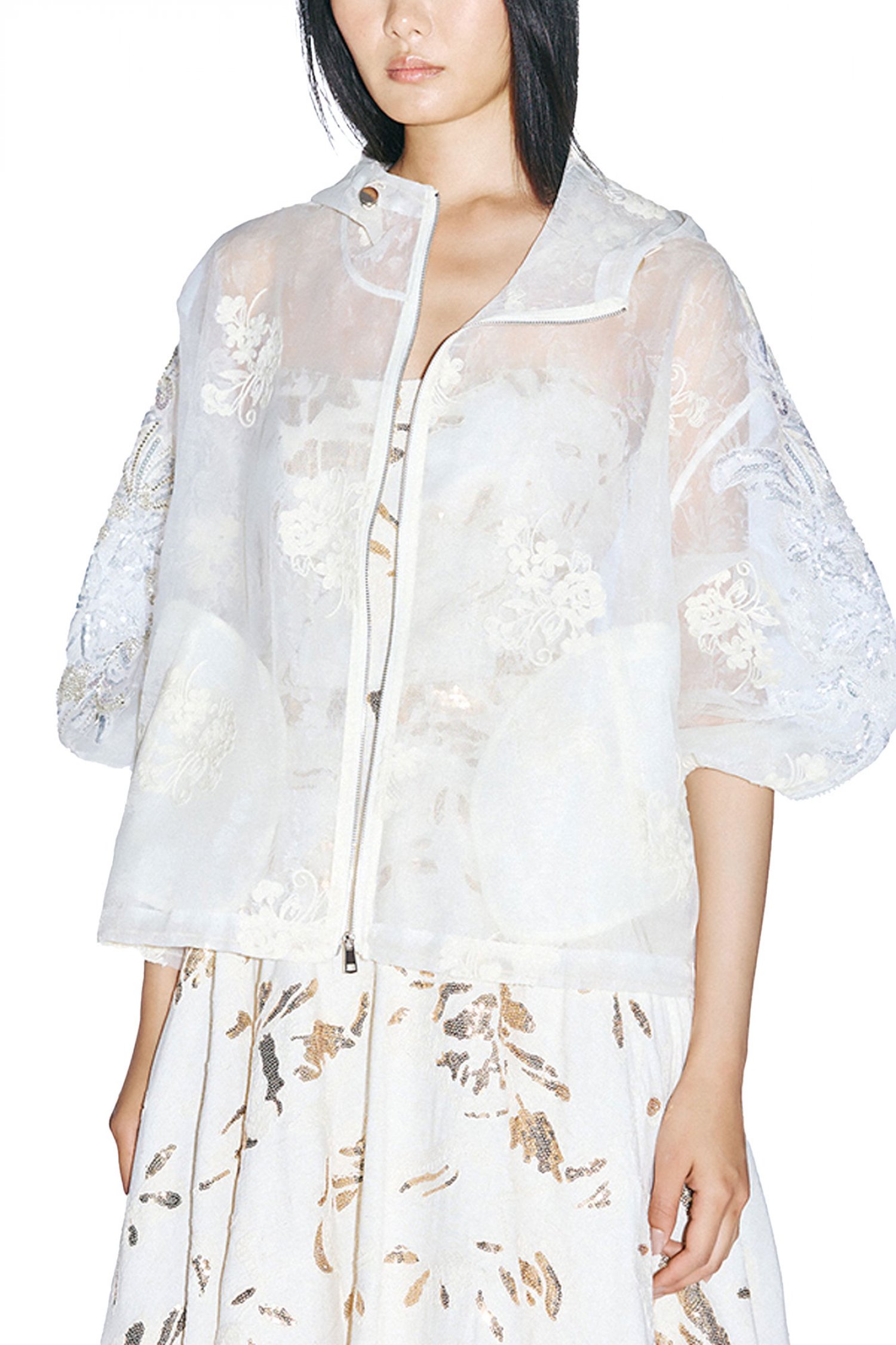 TWINS FANTASY ΖΑΚΕΤΑ C-THRU ΚΟΥΚΟΥΛΑ ΠΑΓΙΕΤΑ ΛΑΣΤΙΧΟ ΚΑΤΩ ΕΚΡΟΥ