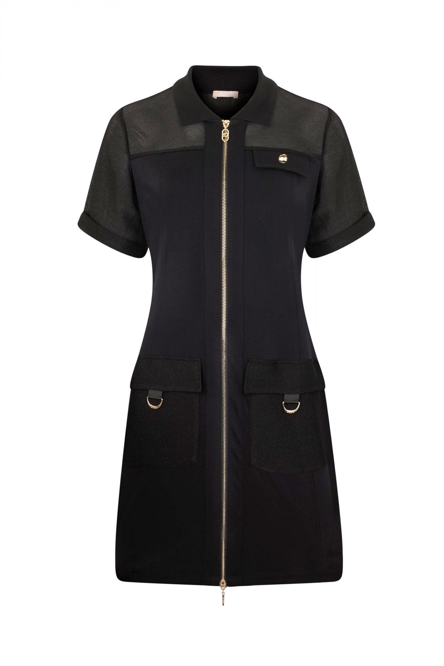 LIU-JO LIU-JO ΦΟΡΕΜΑ MINI FULLZIP ΤΣΕΠΕΣ ΜΑΥΡΟ