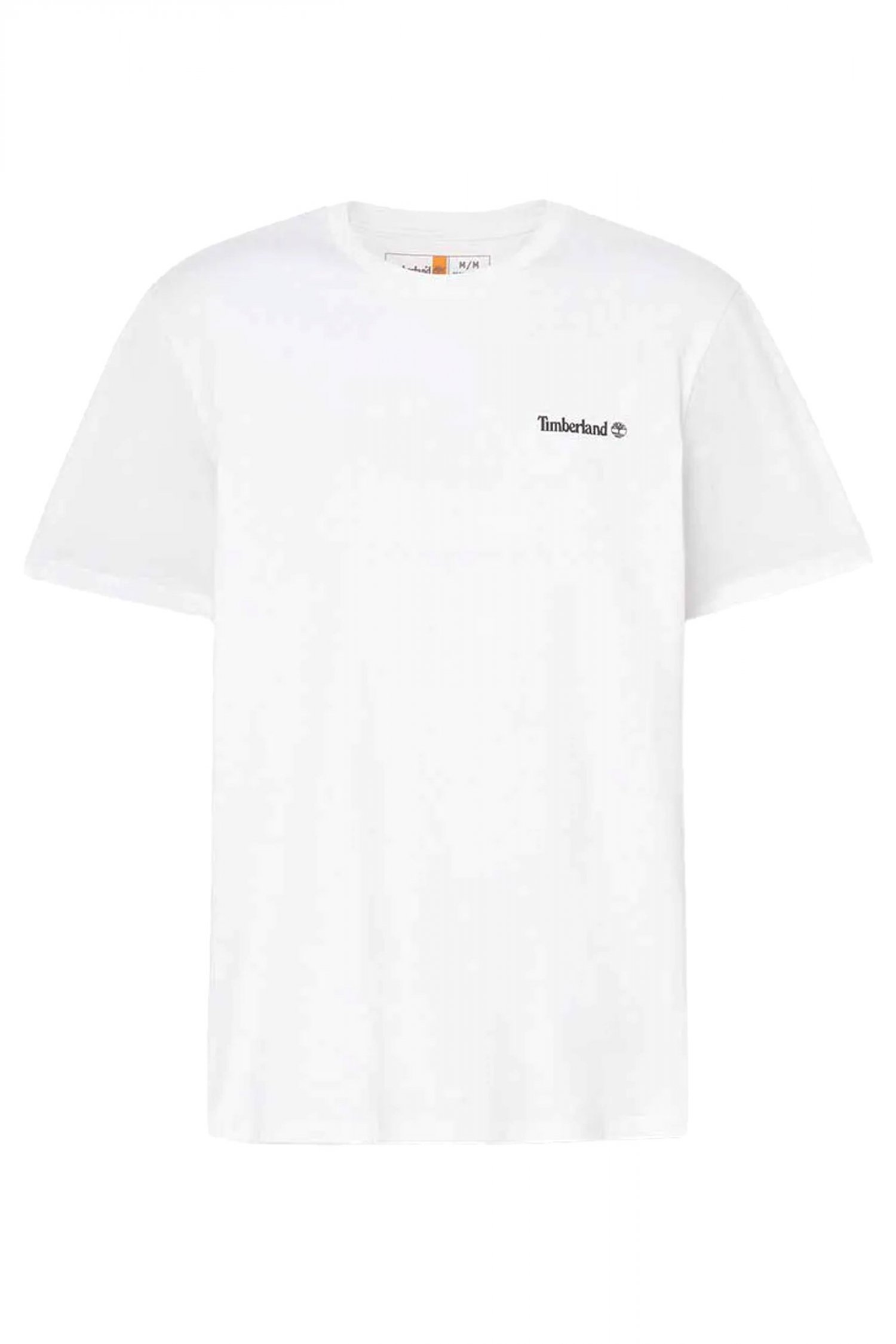TIMBERLAND T-SHIRT CREW NECK SMALL LINEAR REGULAR FIT ΛΕΥΚΟ