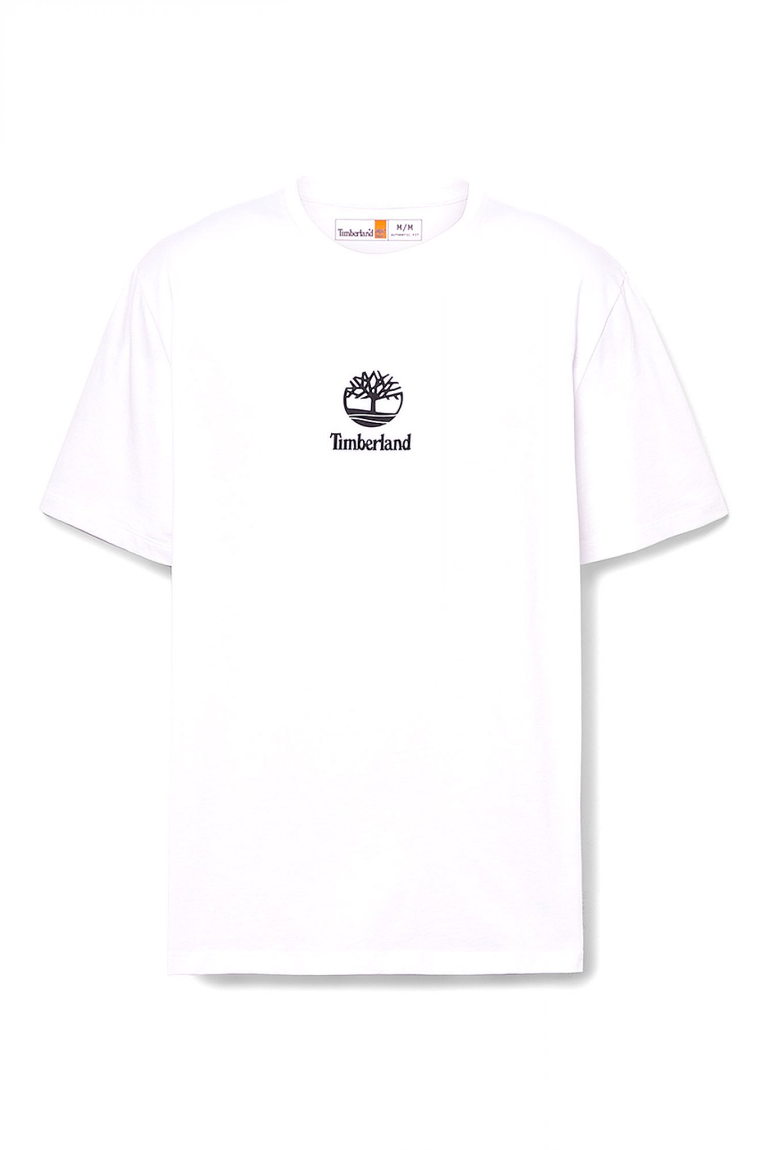 TIMBERLAND T-SHIRT AUTHENTIC FIT LOGO ΛΕΥΚΟ