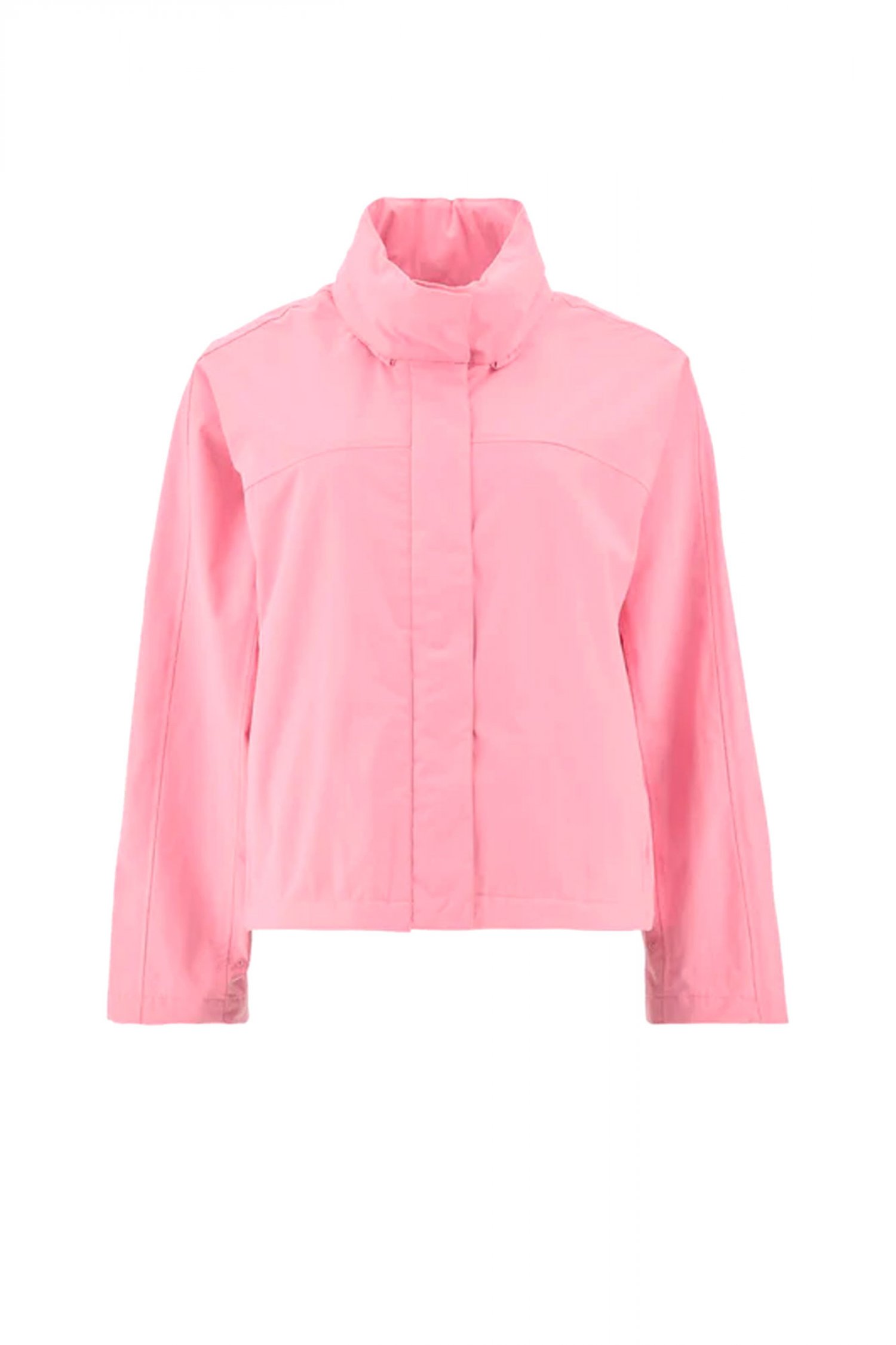 LA MARTINA LA MARTINA ΜΠΟΥΦΑΝ ΠΑΡΚΑ CROPPED ΑΝΤΙΑΝΕΜΙΚΟ BOXY FIT ΚΟΥΚΟΥΛΑ ΡΟΖ