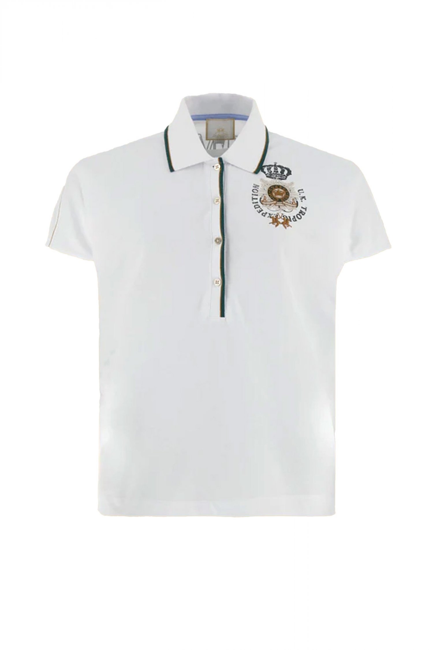 LA MARTINA LA MARTINA POLO LOGO ΛΕΥΚΟ