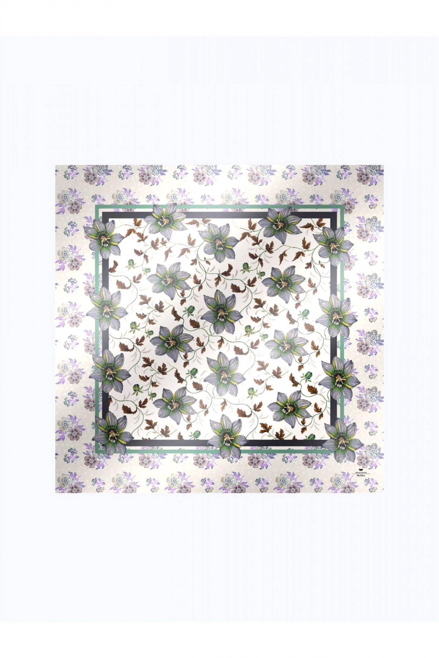 MAX MARA WEEKEND ΦΟΥΛΑΡΙ WKEONESTONEW FLORAL ΠΟΛΥΧΡΩΜΟ