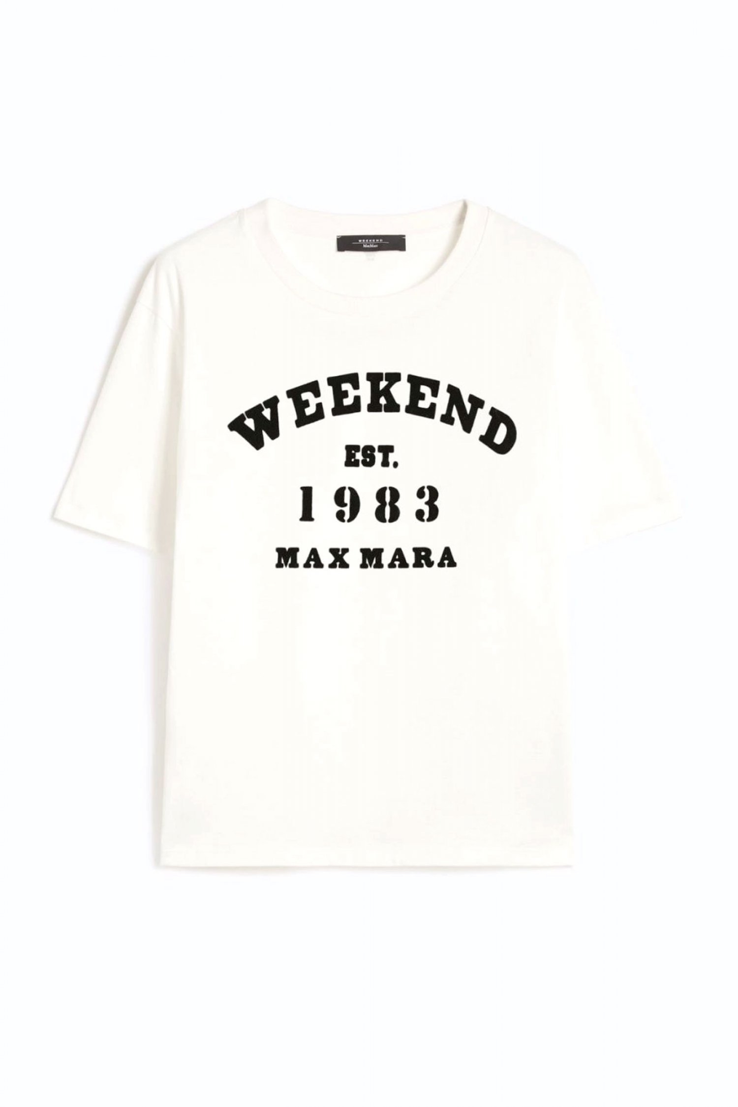 MaxMara WEEKEND MAX MARA WEEKEND T-SHIRT WKDTENUE LOGO ΛΕΥΚΟ