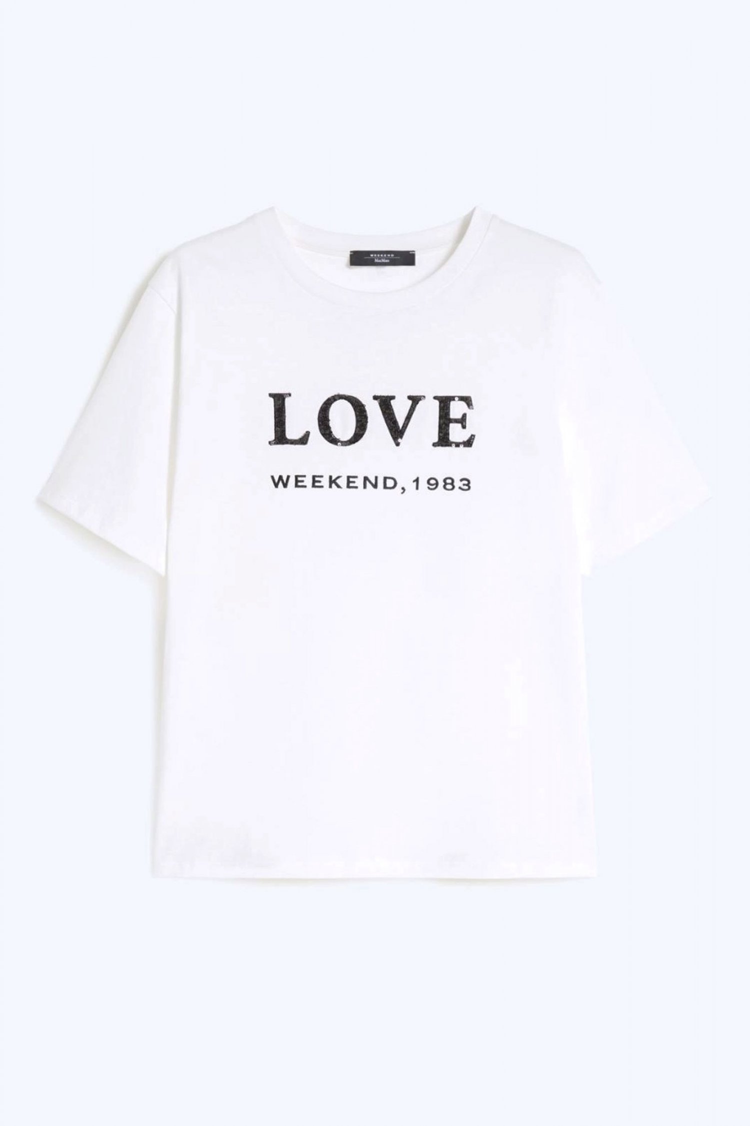 MaxMara WEEKEND MAX MARA WEEKEND T-SHIRT WKDAGILE LOGO ΠΑΓΙΕΤΑ ΕΚΡΟΥ