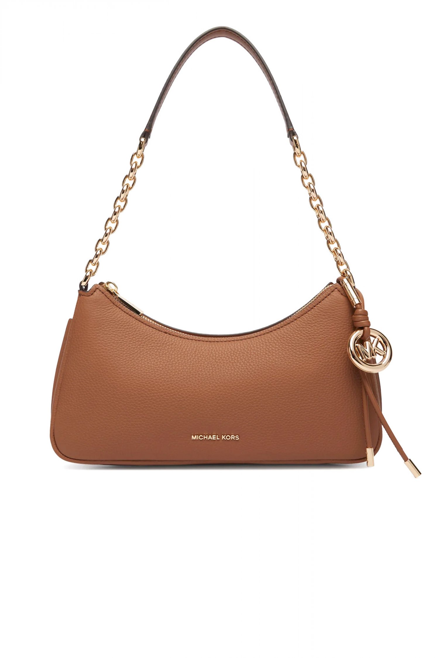 Michael Kors MICHAEL KORS ΤΣΑΝΤΑΚΙ ΩΜΟΥ NOLITA METAΛΛΙΚΟ LOGO ΤΑΜΠΑ