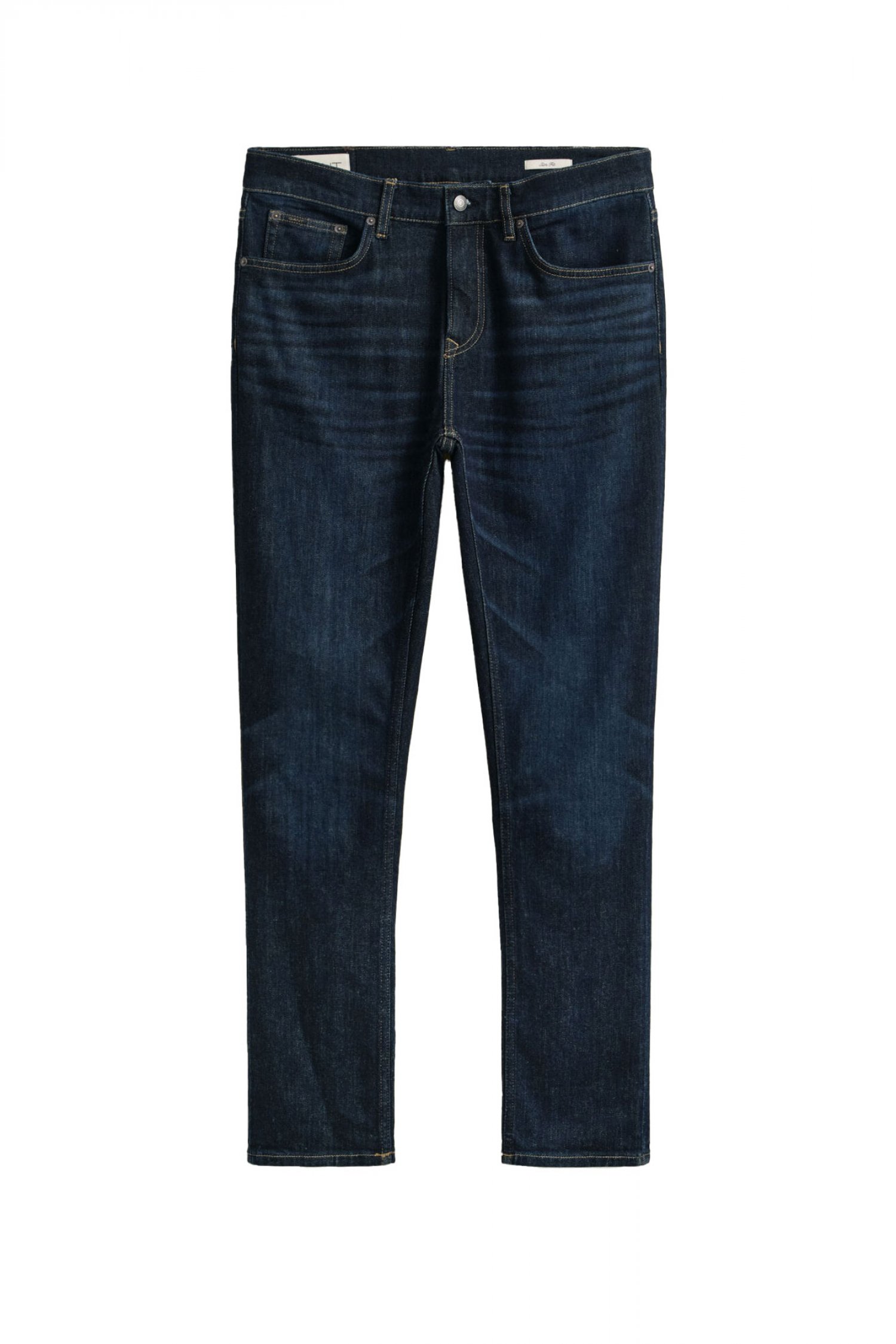GANT ΠΑΝΤΕΛΟΝΙ JEANS SLIM FIT MID RISE ΜΠΛΕ ΣΚΟΥΡΟ