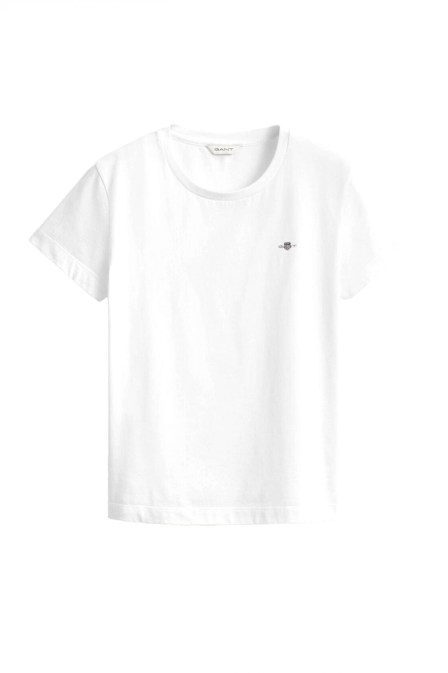 GANT ΜΠΛΟΥΖΑ ΚΜ 110 WHITE SHIELD SS T-SHIRT ΛΕΥΚΟ