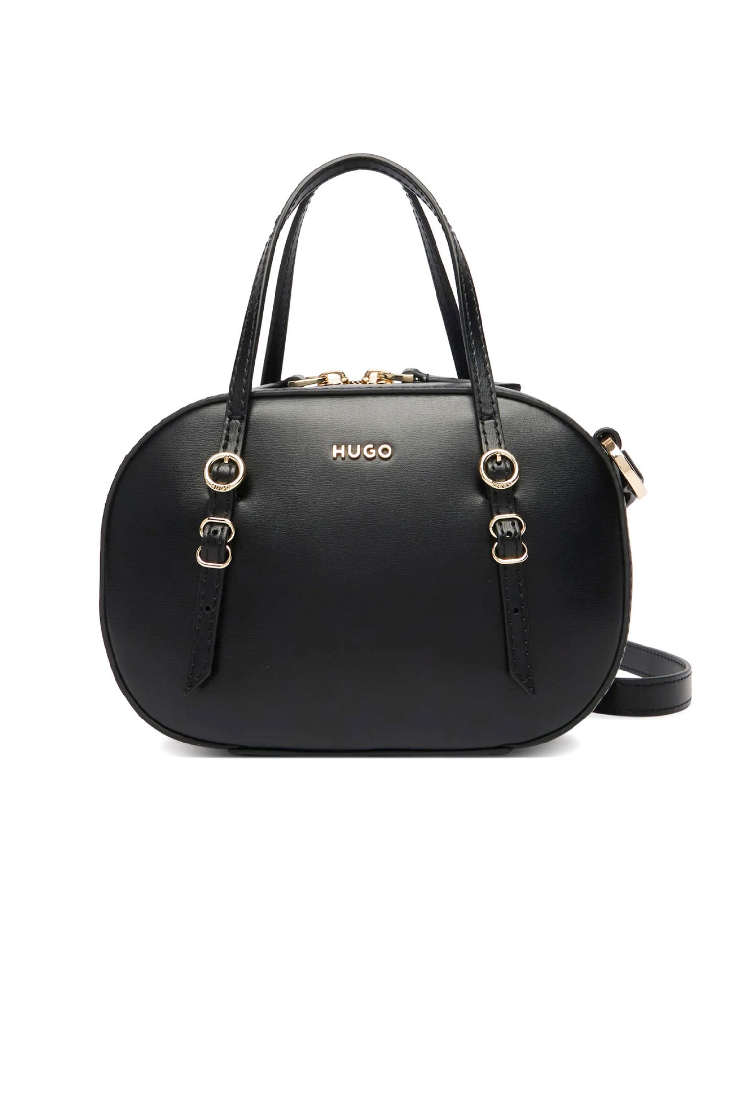 HUGO HUGO ΤΣΑΝΤΑ ΧΕΙΡΟΣ/CROSSBODY SYNDRA_DUFFLE SM LOGO ΜΑΥΡΟ