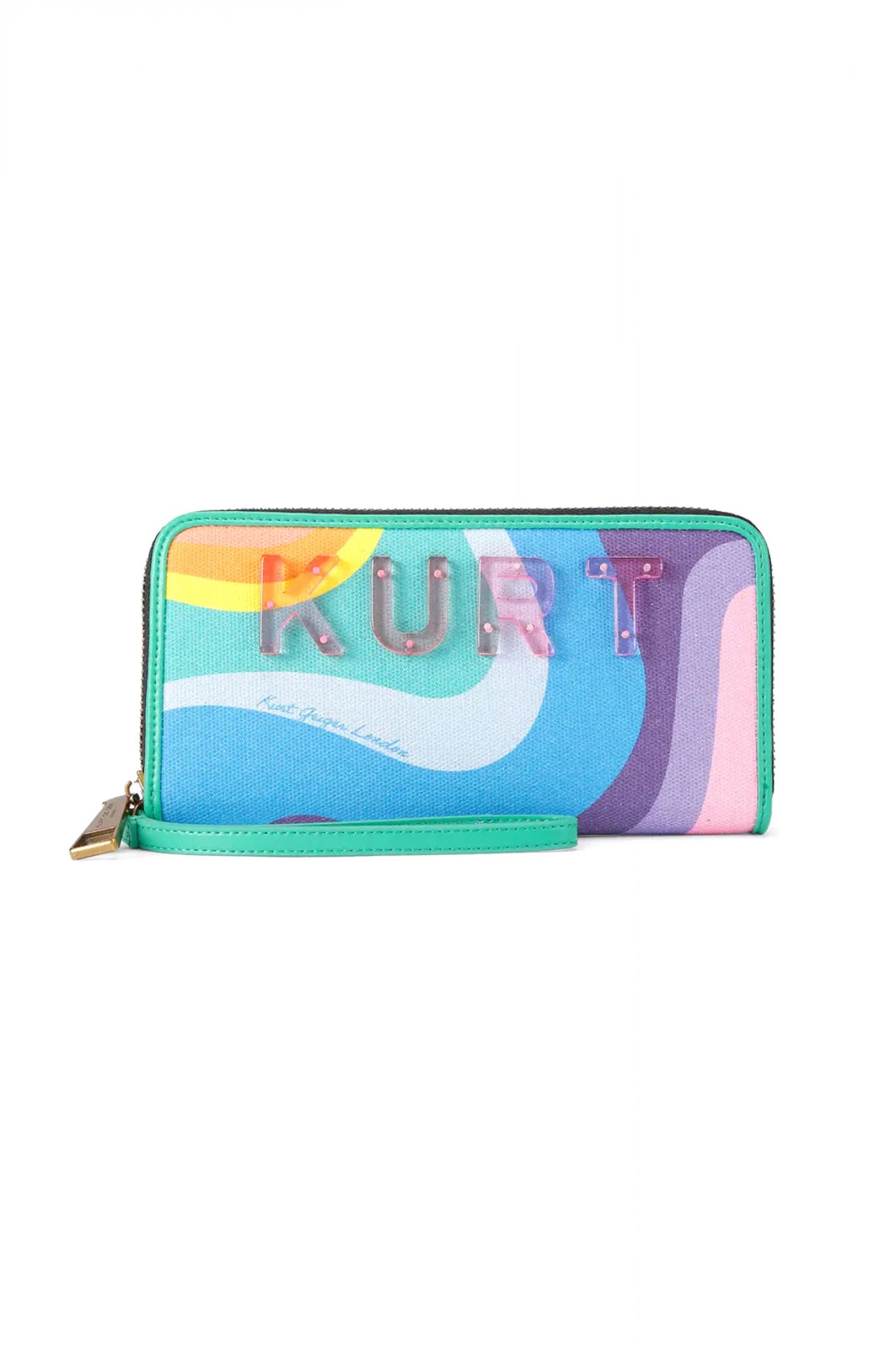 KURT GEIGER ΠΟΡΤΟΦΟΛΙ KURT ZIP AROUND W LOGO ΠΟΛΥΧΡΩΜΟ