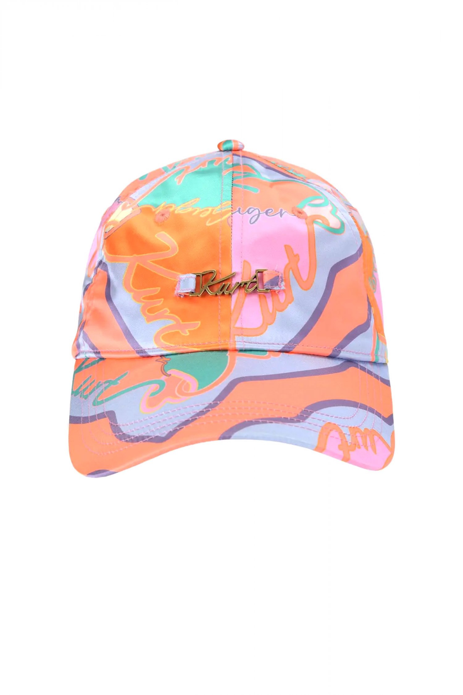 KURT GEIGER KAΠΕΛΟ PRINTED KURT CAP METAΛΛΙΚΟ LOGO ΠΟΛΥΧΡΩΜΟ