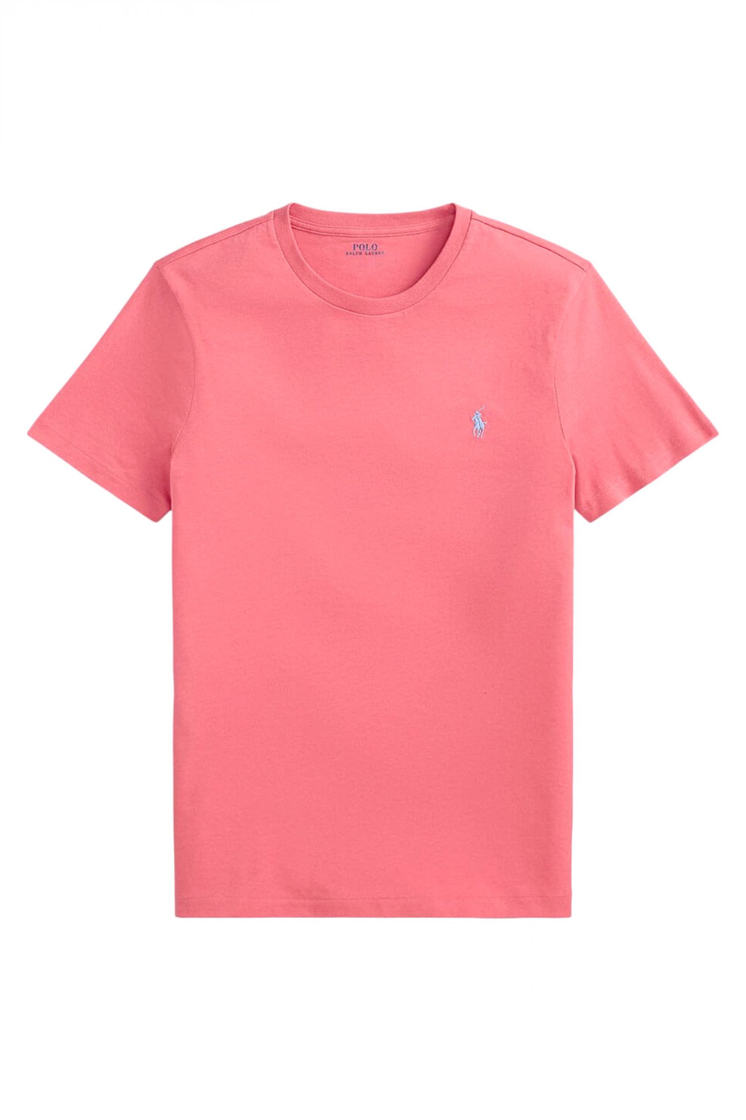 RALPH LAUREN T-SHIRT CUSTOM SLIM FIT LOGO ΦΟΥΞΙΑ