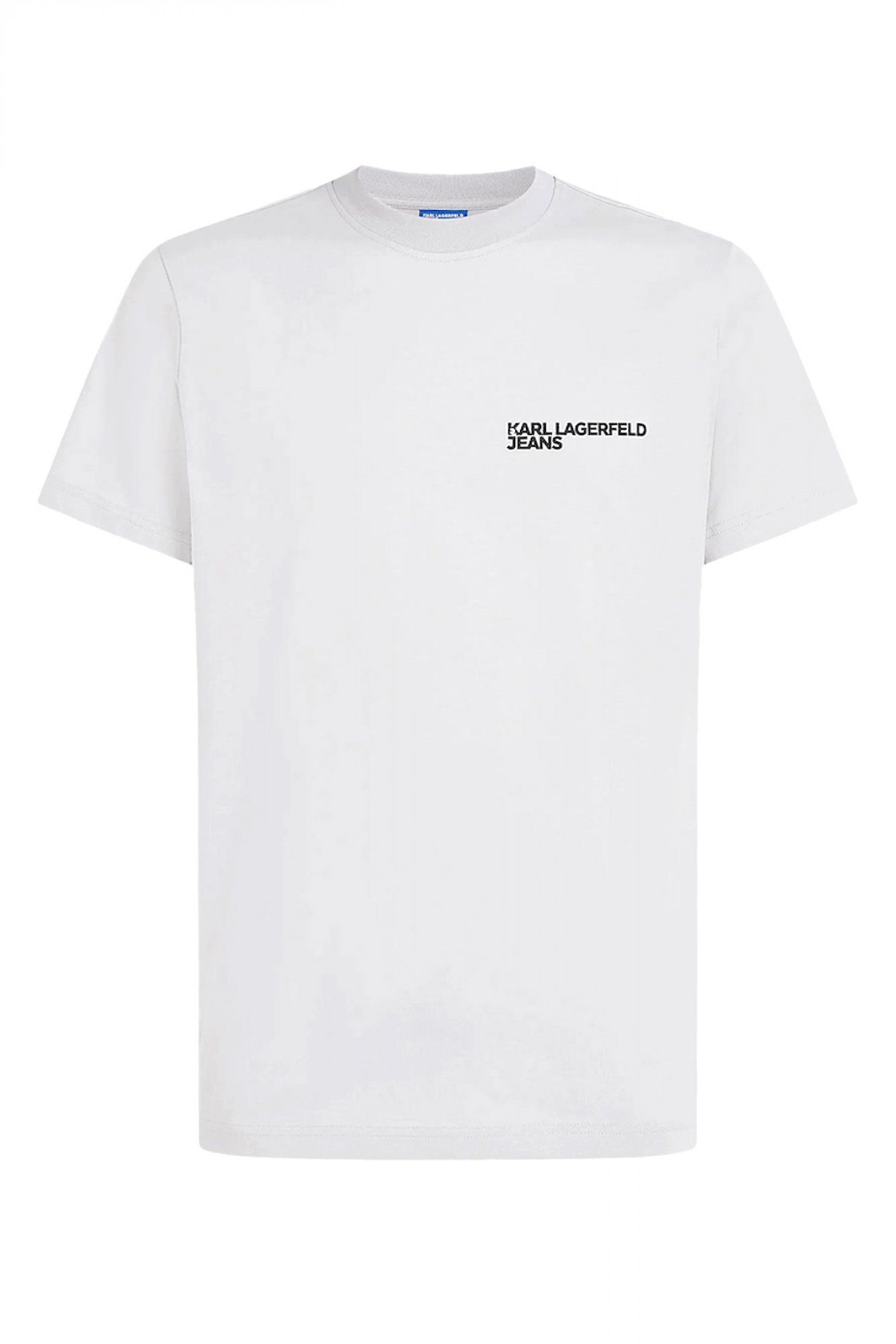 KARL LAGERFELD JEANS T-SHIRT SLIM SS TEE ΓΚΡΙ ΠΑΓΟΥ