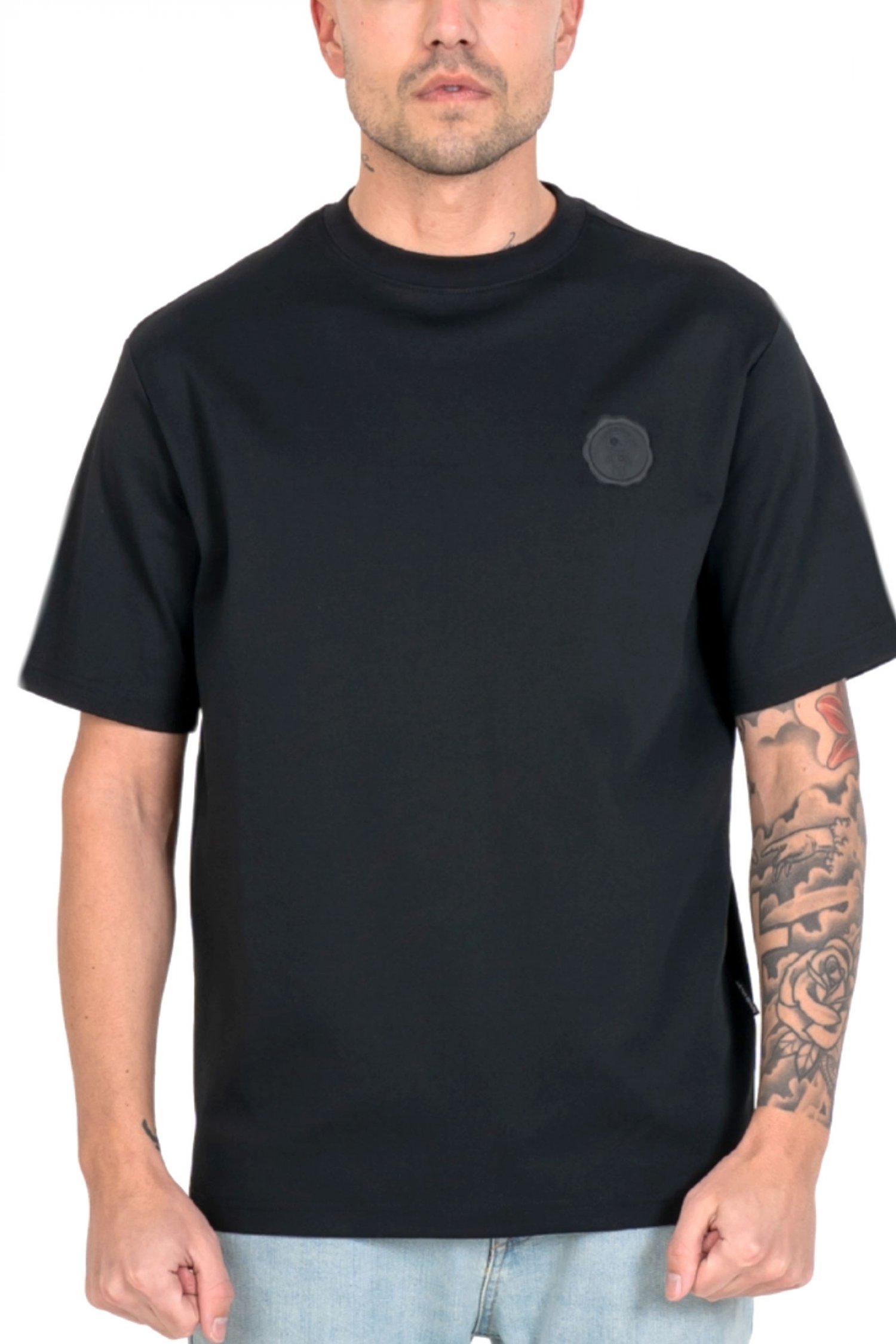 WRONG FRIENDS WRONG FRIENDS T-SHIRT URANDI LOGO ΜΑΥΡΟ