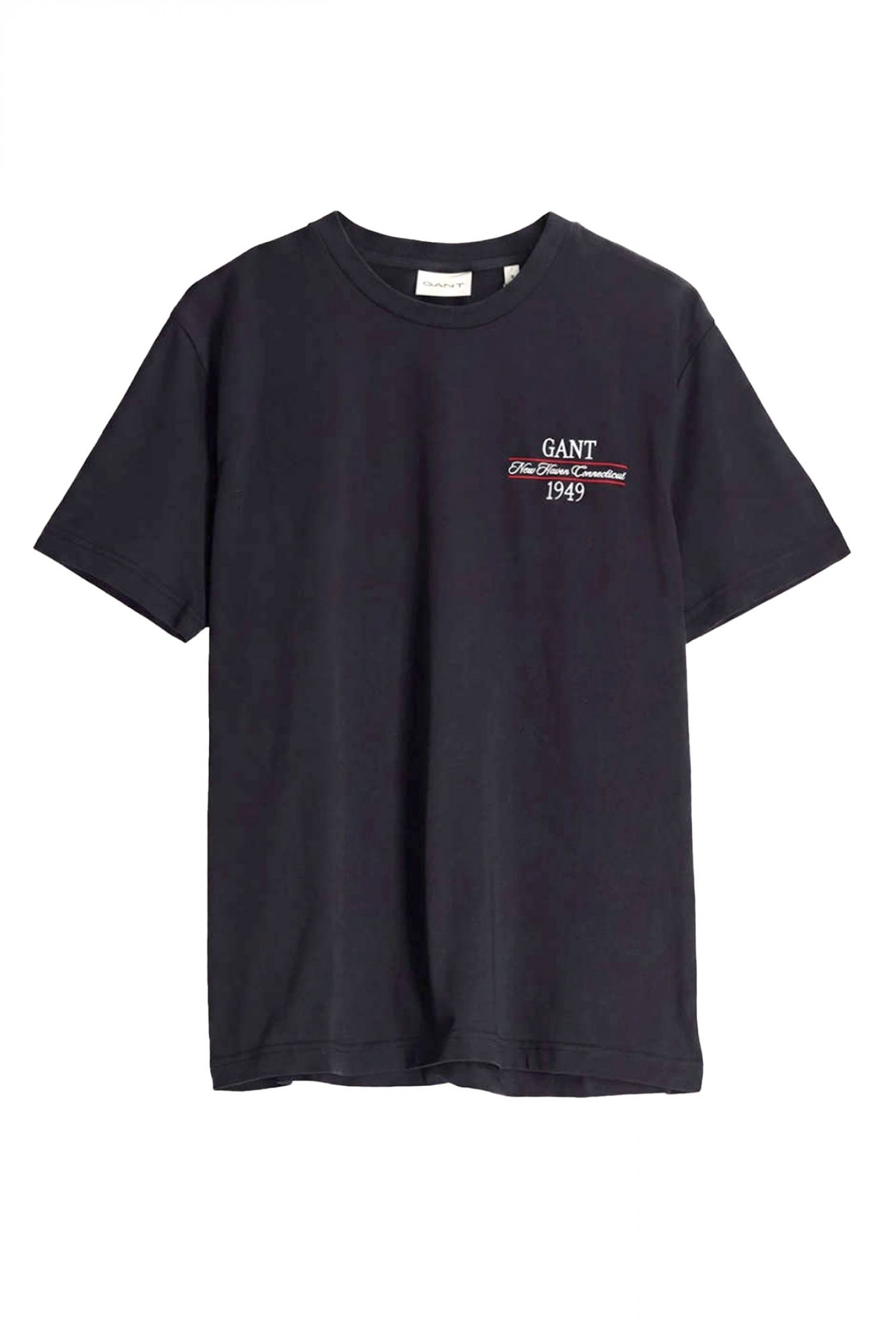 GANT T-SHIRT GRAPHIC LOGO ΜΑΥΡΟ