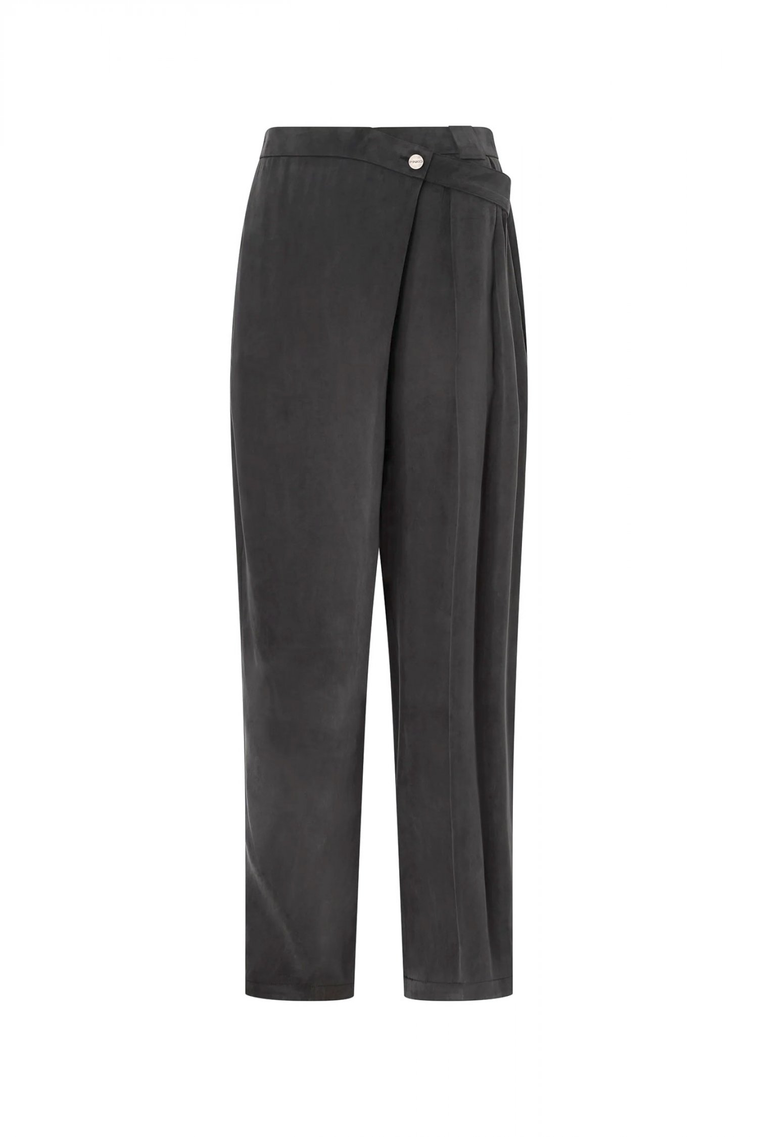 PINKO ΠΑΝΤΕΛΟΝΙ CARROT PESCE TROUSER ΚΡΟΥΑΖΕ ΑΝΘΡΑΚΙ