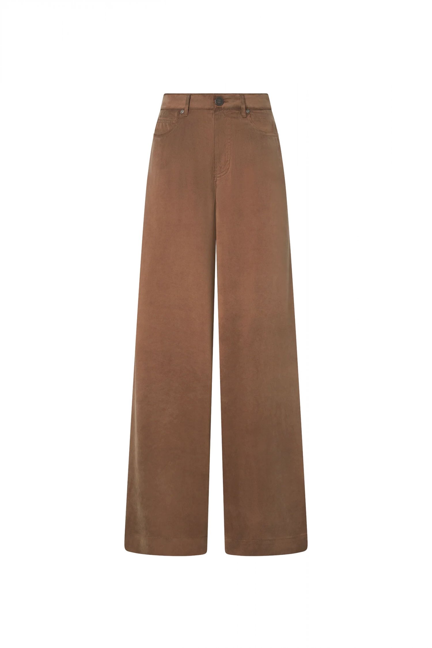 PINKO ΠΑΝΤΕΛΟΝΙ PALAZZO PORTA TROUSERS ΚΑΦΕ
