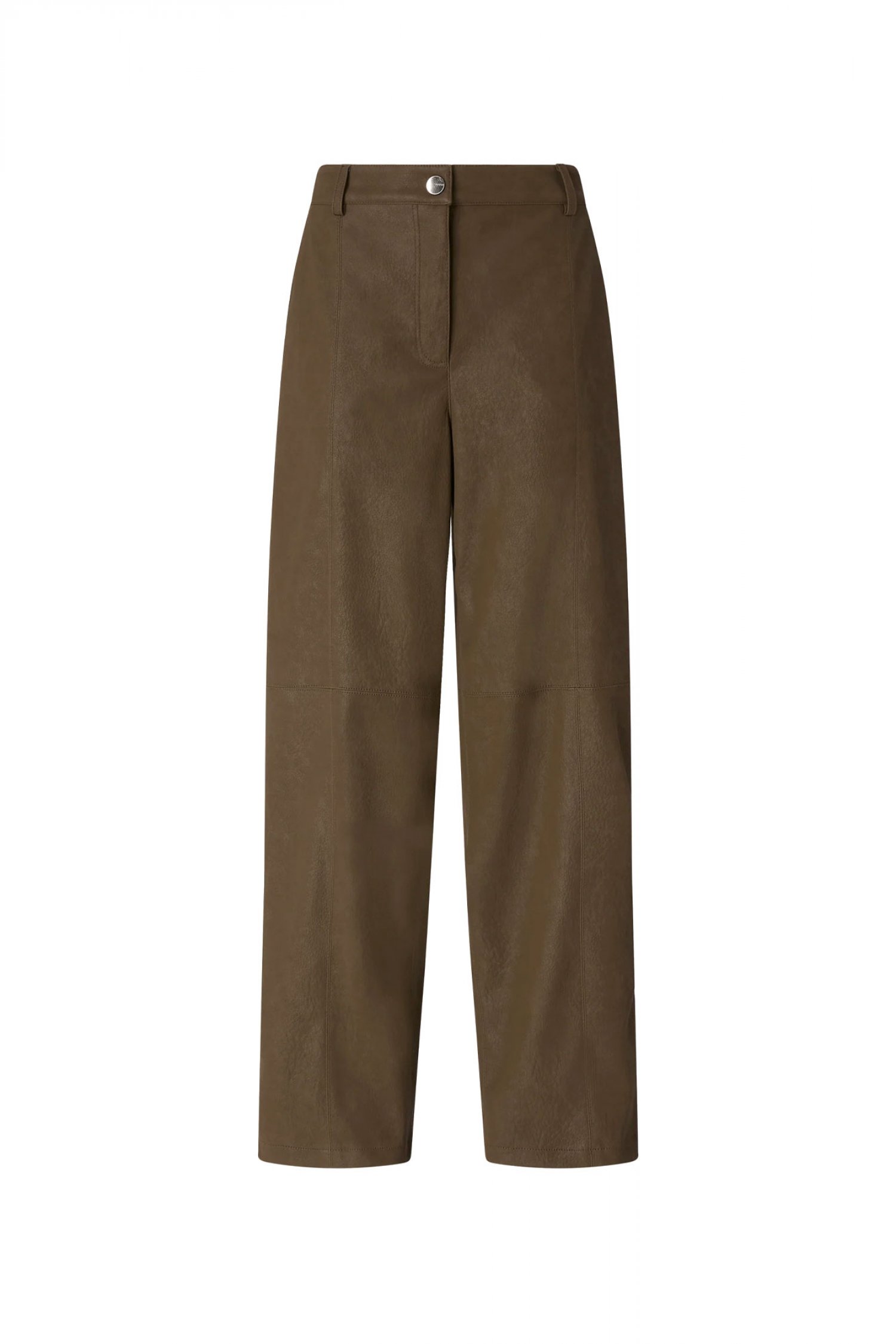 PINKO ΠΑΝΤΕΛΟΝΙ BAROLO TROUSER FAUX LEATHER ΧΑΚΙ