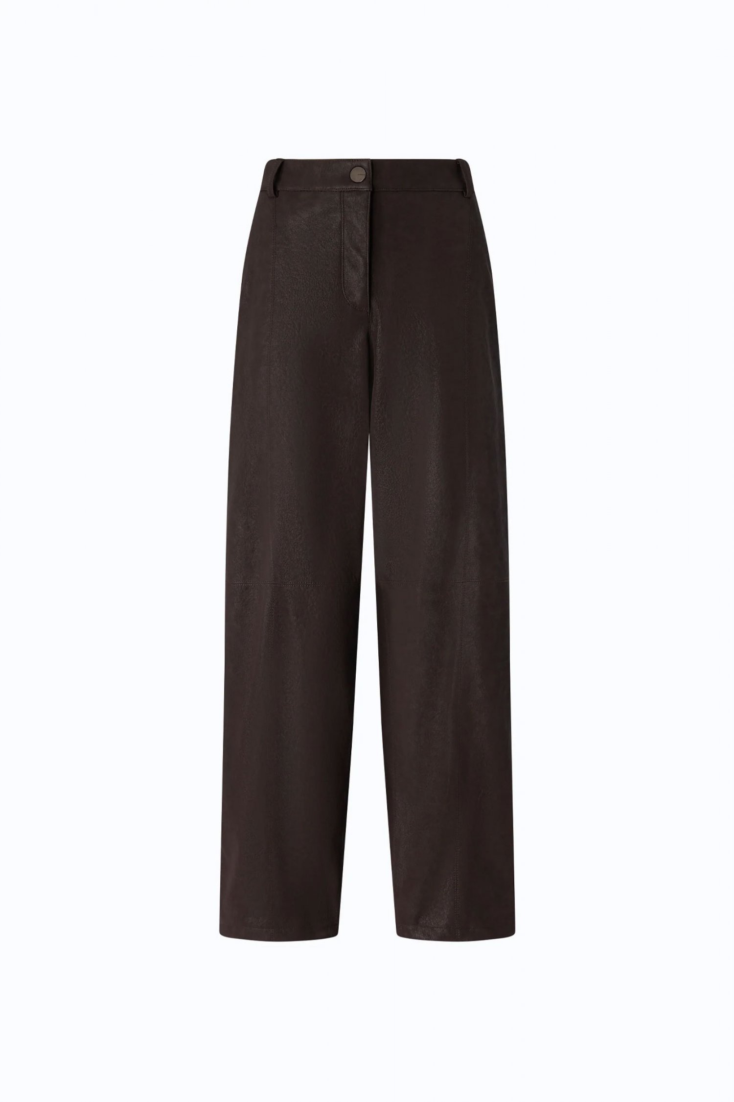 PINKO ΠΑΝΤΕΛΟΝΙ BAROLO TROUSER FAUX LEATHER ΚΑΦΕ