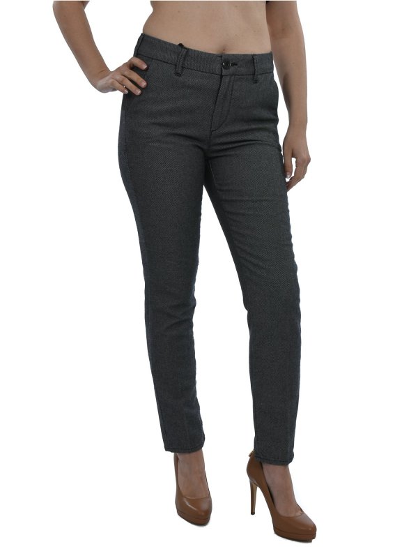 50 CARAT ΠΑΝΤΕΛΟΝΙ CHINO TWEED ΜΑΥΡΟ