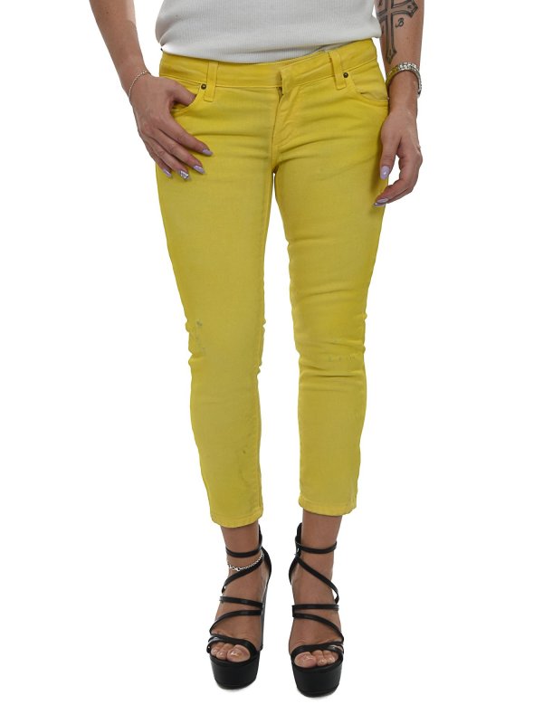 PIERRE BALMAIN ΠΑΝΤΕΛΟΝΙ JEANS ΚΙΤΡΙΝΟ